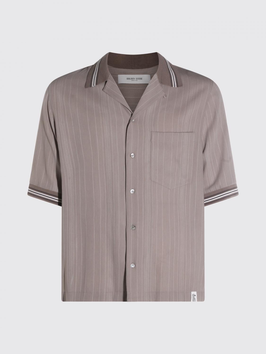 Golden Goose Golden Goose Shirt Men Camel Size US M / EU 48-50 / 2 - 2 Thumbnail