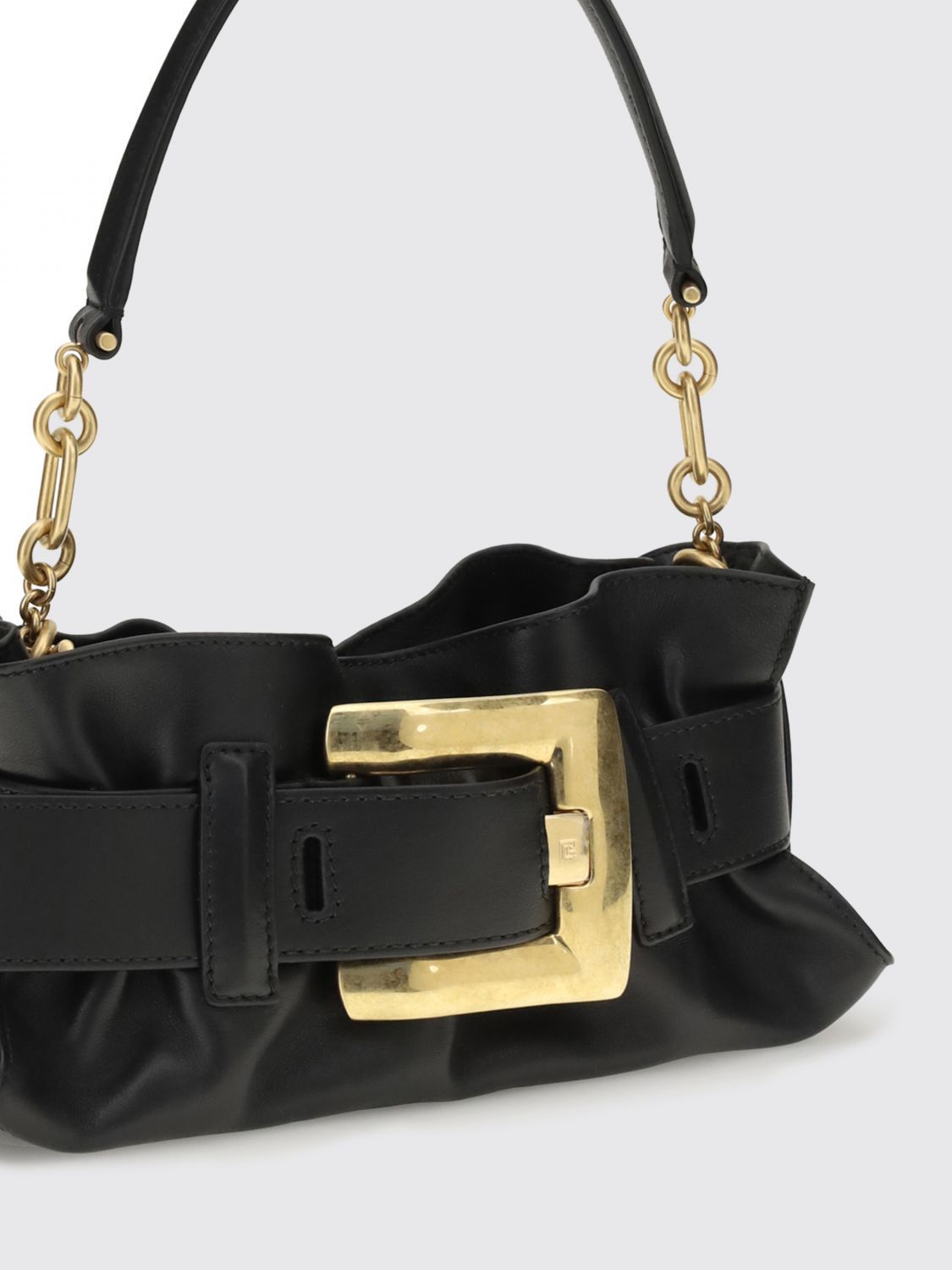 Balmain Balmain Shoulder Bag Woman Black Size ONE SIZE - 3 Thumbnail