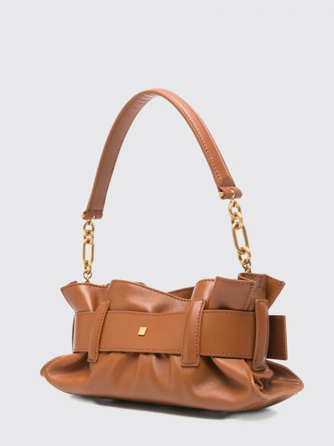 Balmain Balmain Shoulder Bag Woman Brown Size ONE SIZE - 3 Thumbnail