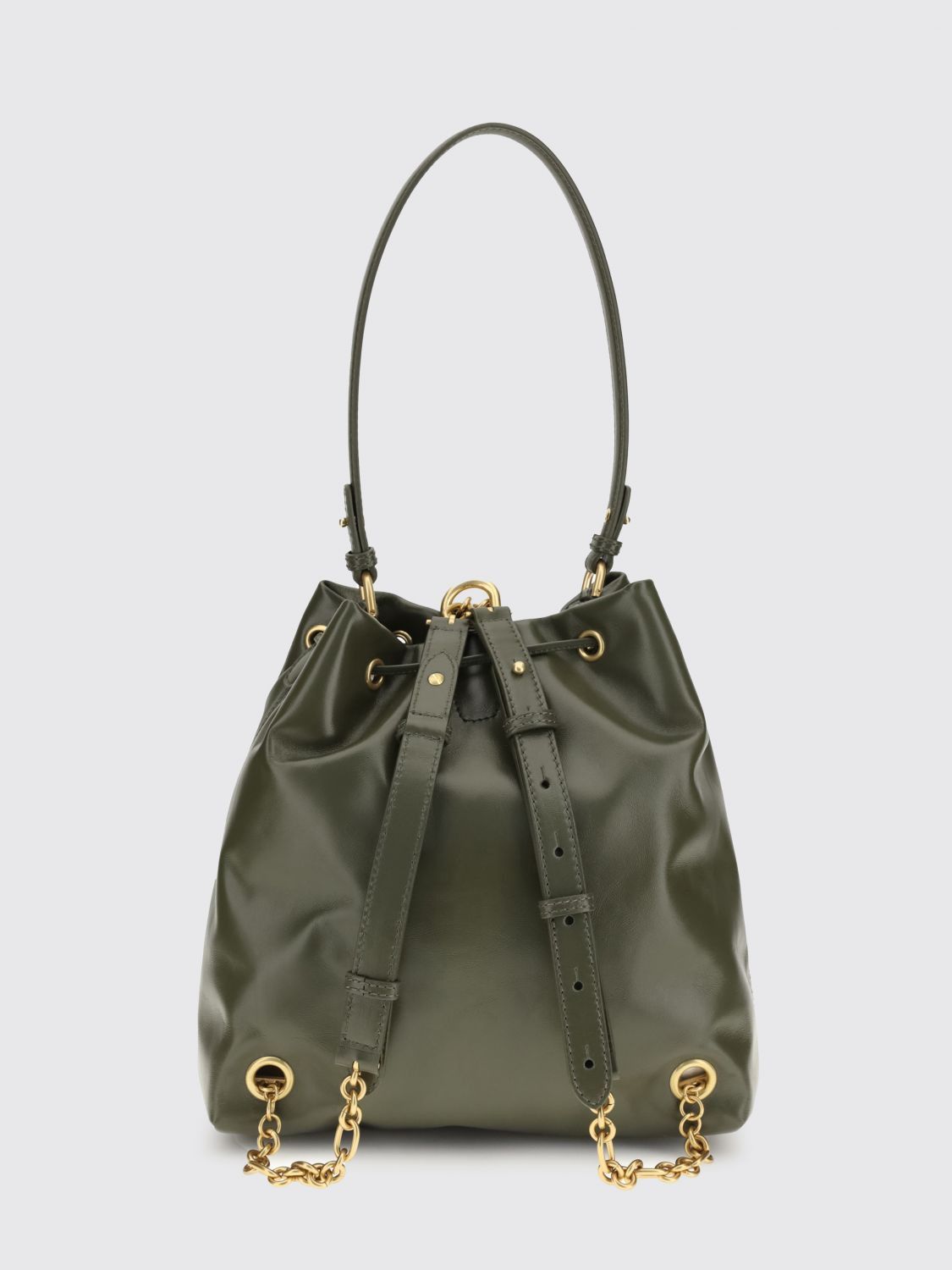 Balmain Balmain Backpack Woman Olive Size ONE SIZE - 2 Thumbnail