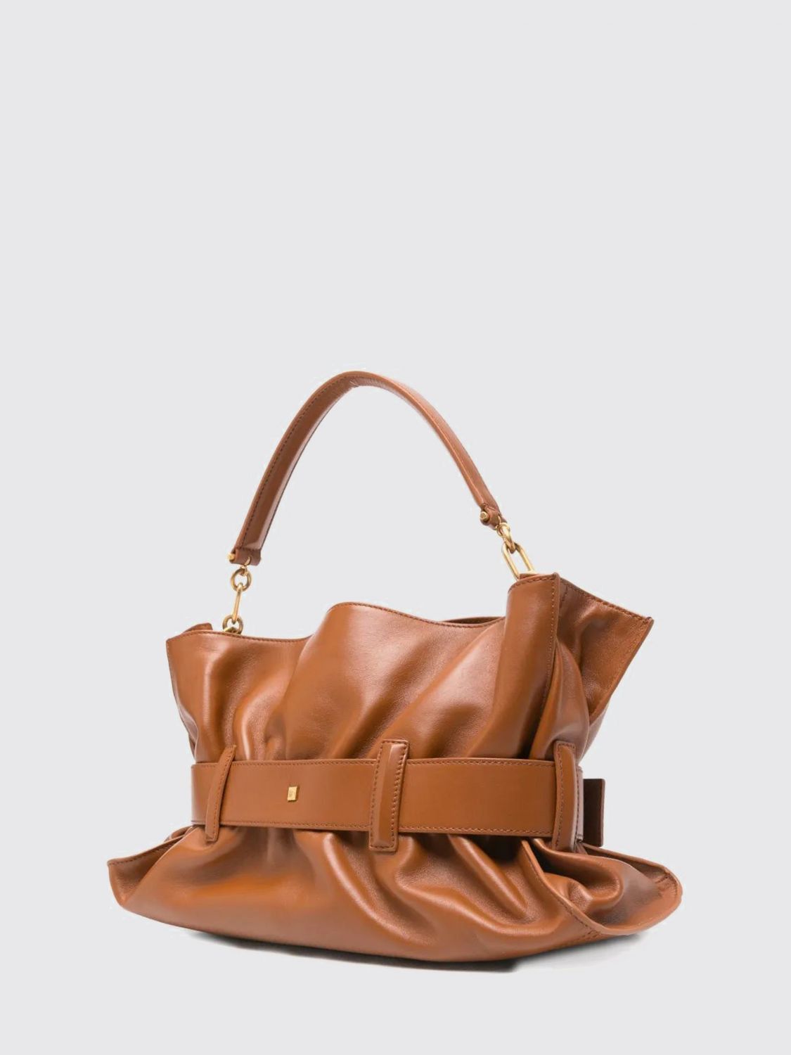 Balmain Balmain Shoulder Bag Woman Brown Size ONE SIZE - 3 Thumbnail