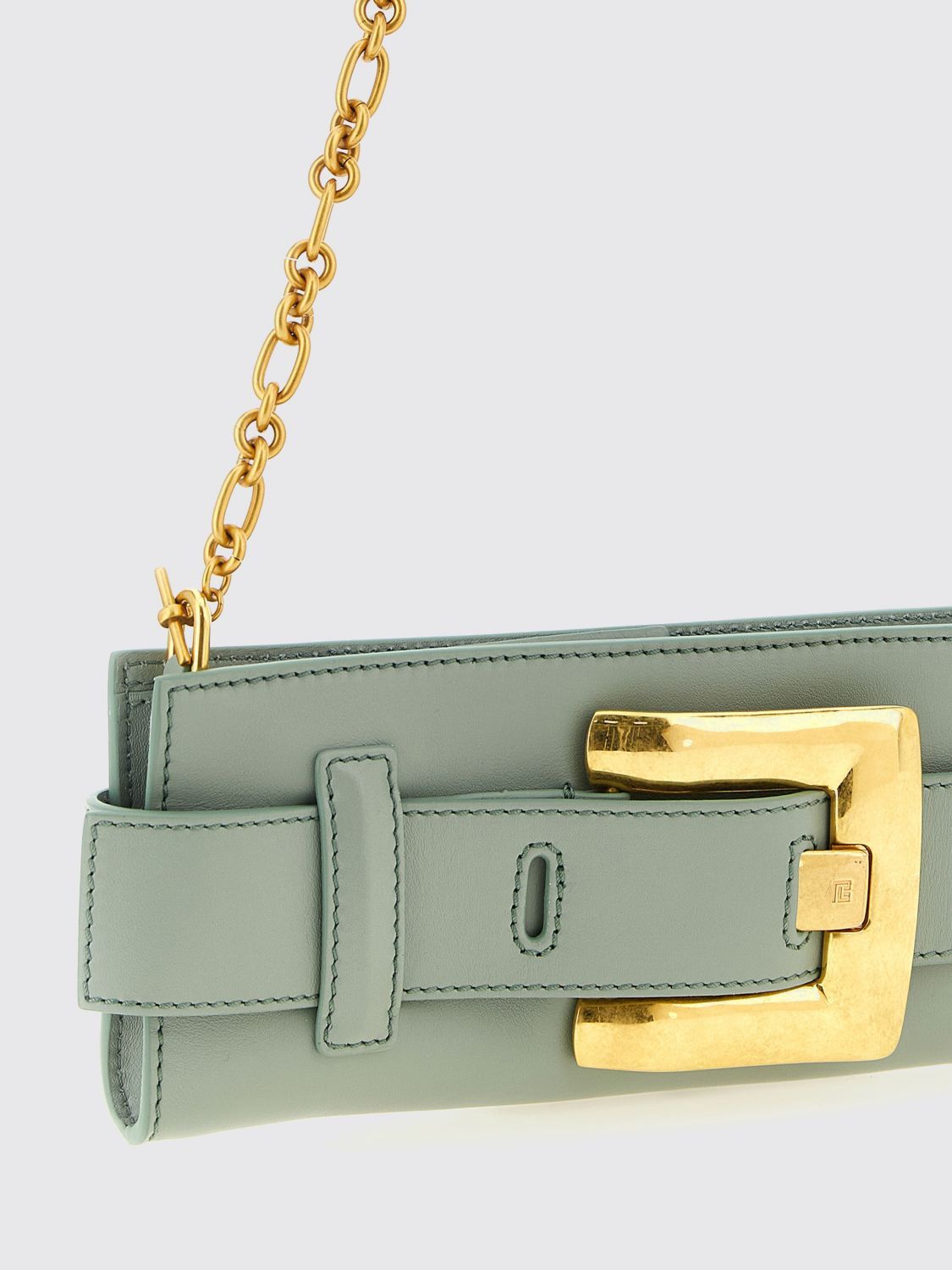 Balmain Balmain Shoulder Bag Woman Green Size ONE SIZE - 3 Thumbnail