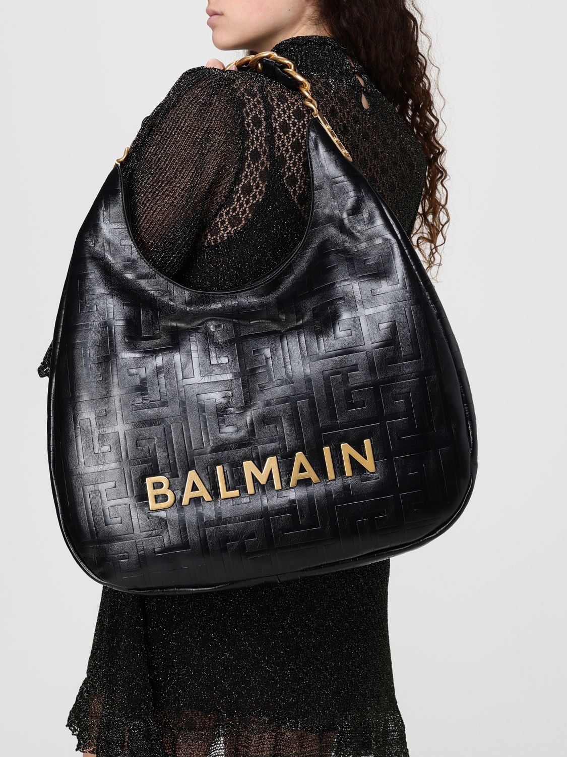Balmain Balmain Shoulder Bag Woman Black Size ONE SIZE - 2 Thumbnail