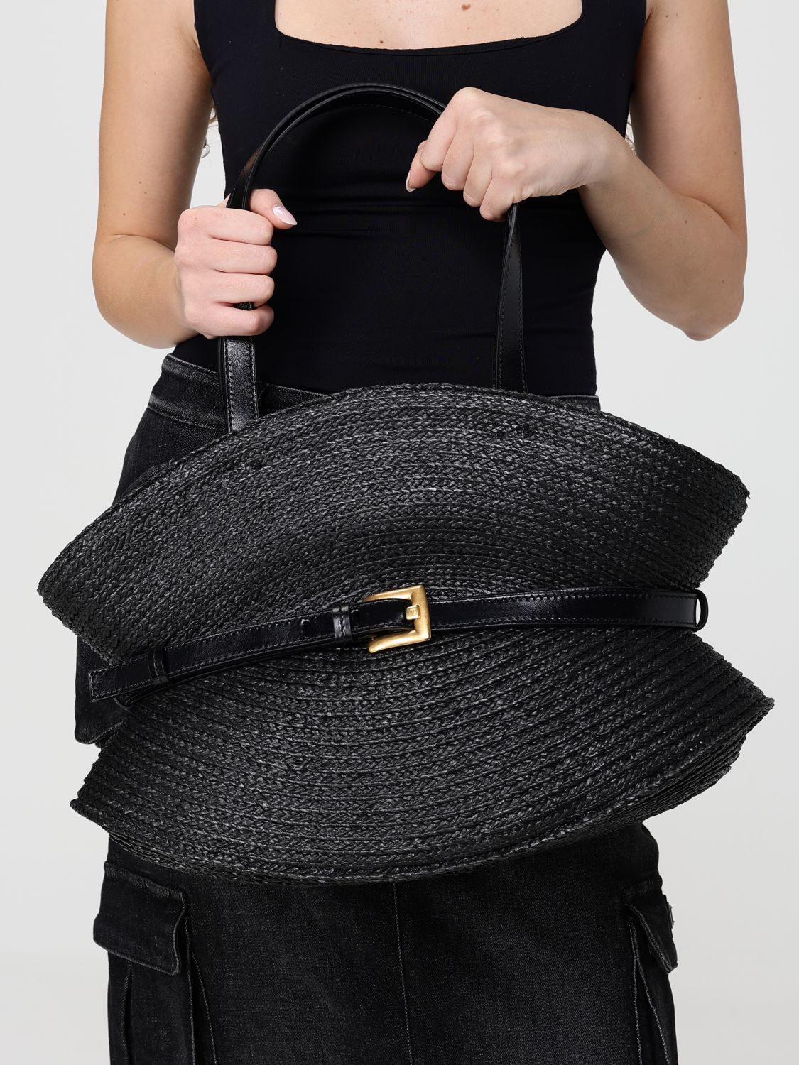 Balmain Balmain Shoulder Bag Woman Black Size ONE SIZE - 2 Thumbnail
