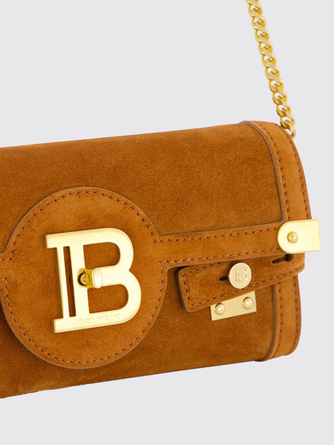 Balmain Balmain Mini Bag Woman Brown Size ONE SIZE - 3 Thumbnail
