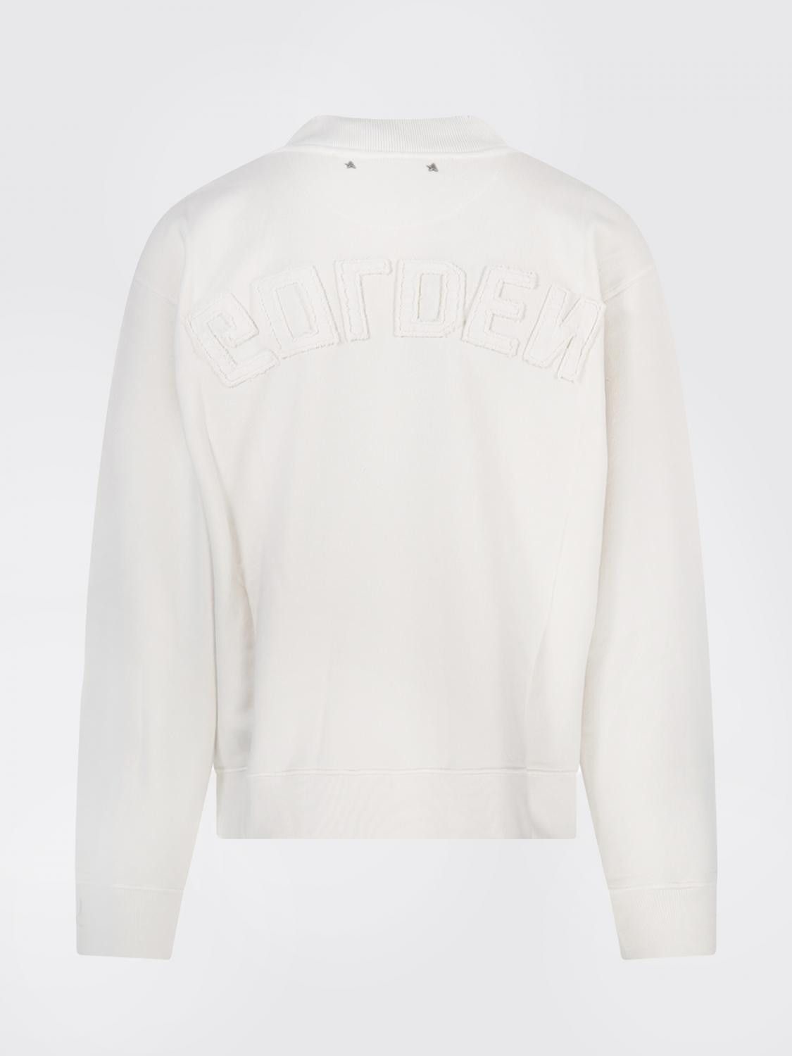 Golden Goose Golden Goose Sweatshirt Woman White Size XL / US 12-14 / IT 48-50 - 3 Thumbnail