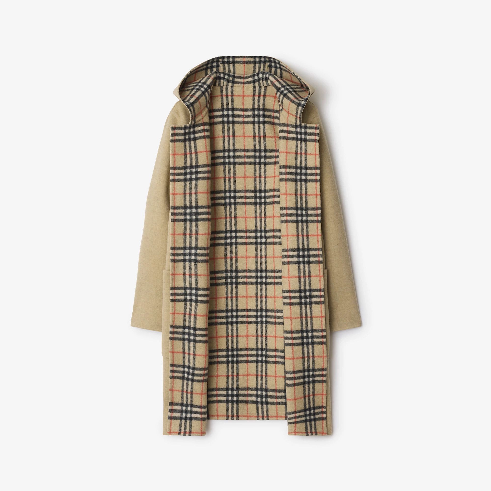 Burberry Burberry Reversible Hoodie Coat In Wool tag size 10 Women - USA Duties Paid Size M / US 6-8 / IT 42-44 - 3 Thumbnail