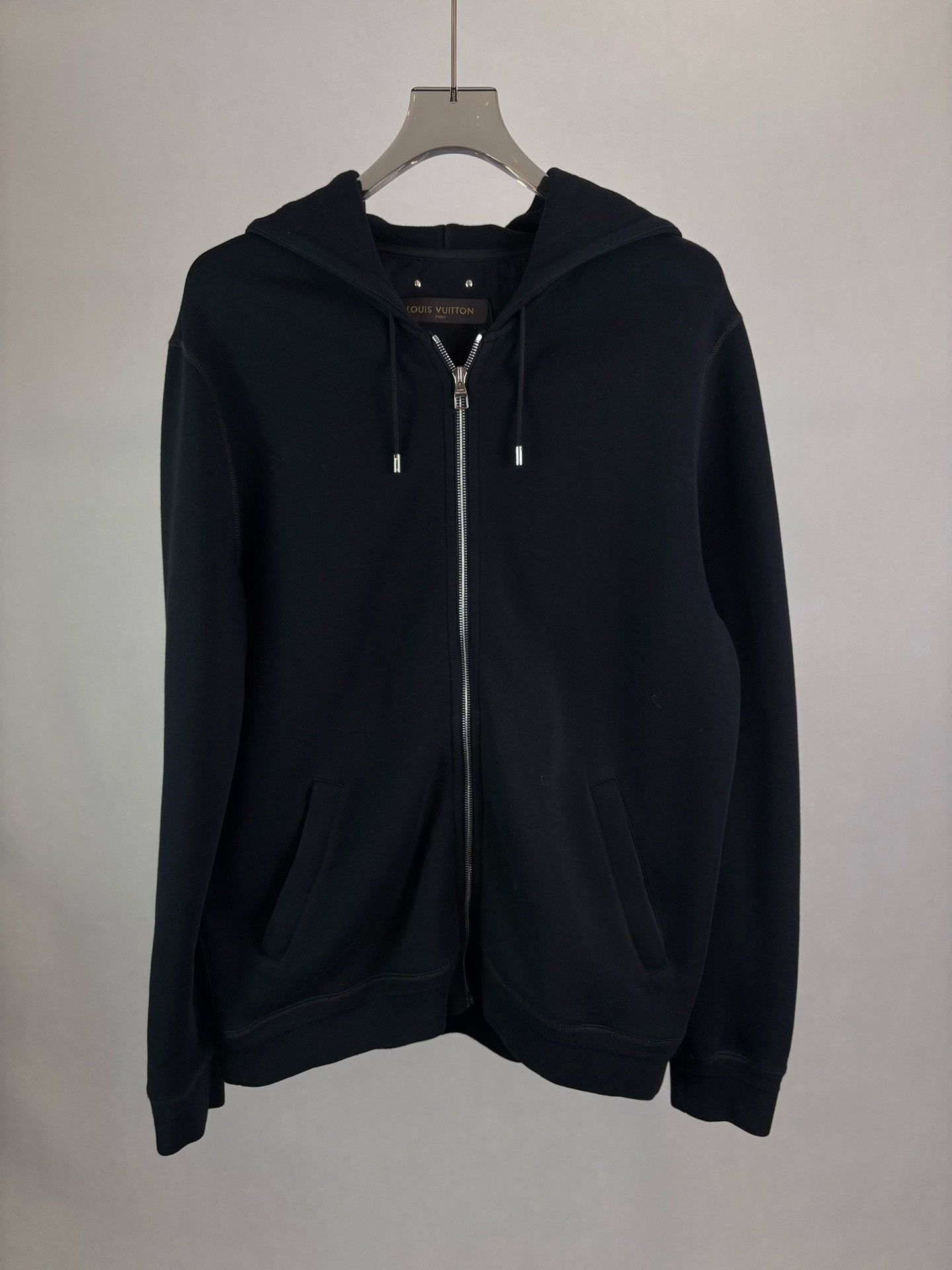 Louis Vuitton Louis Vuitton Black Zip Up Hoodie Size XXL Size US XXL / EU 58 / 5 - 2 Thumbnail