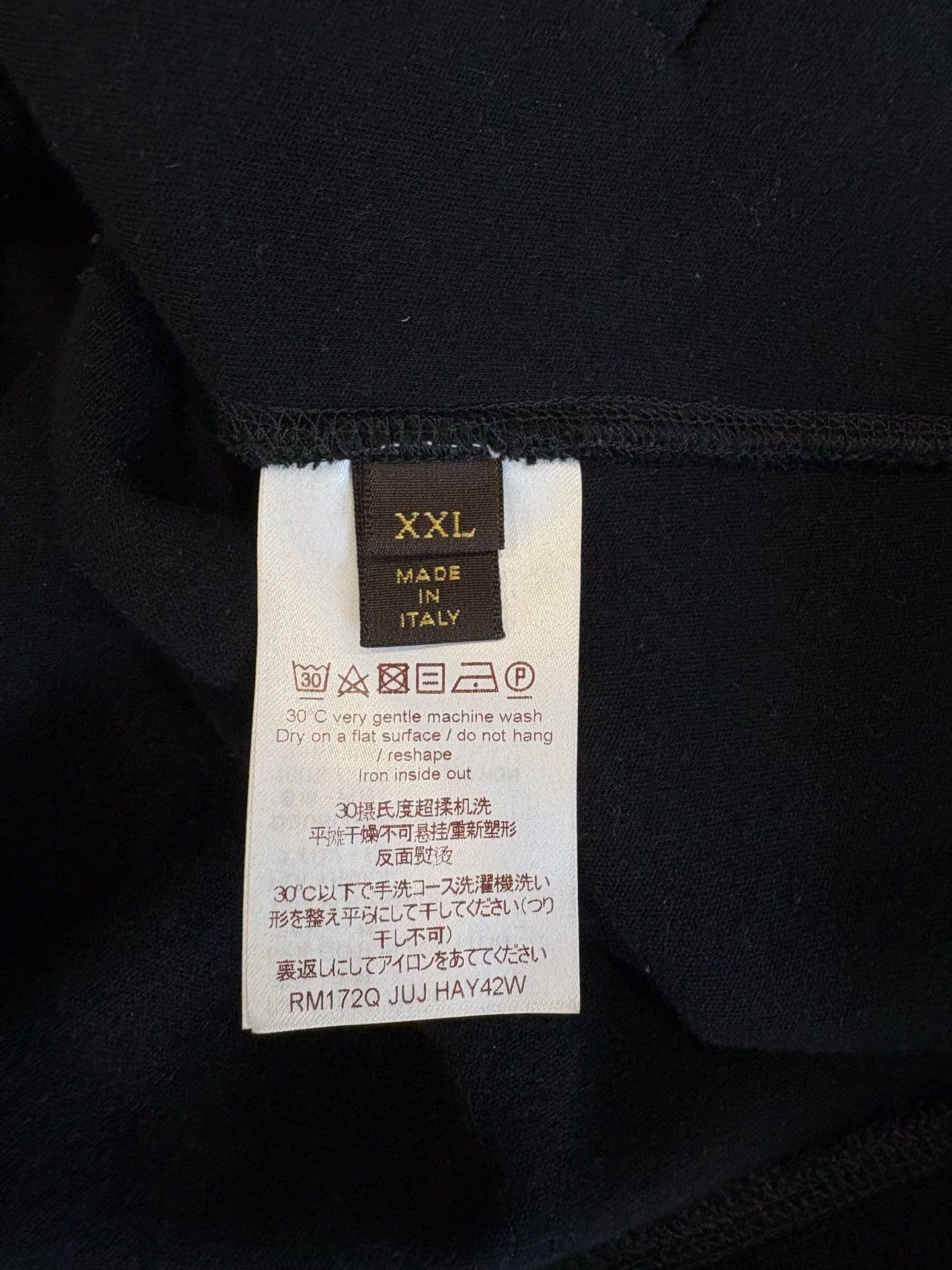 Louis Vuitton Louis Vuitton Black Zip Up Hoodie Size XXL Size US XXL / EU 58 / 5 - 5 Thumbnail