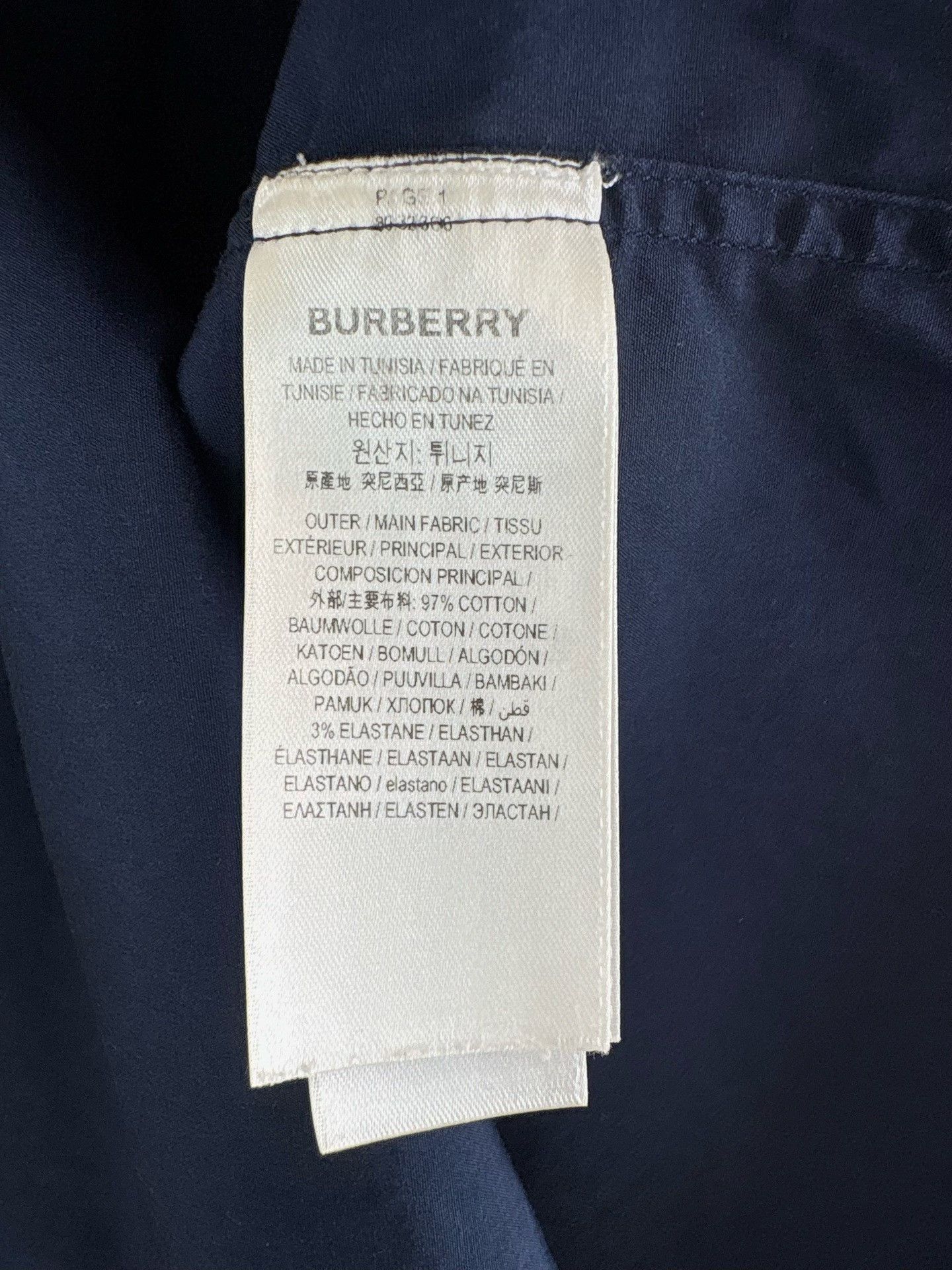 Burberry Burberry TB Monogram Long Sleeve Shirt M Size US M / EU 48-50 / 2 - 6 Thumbnail