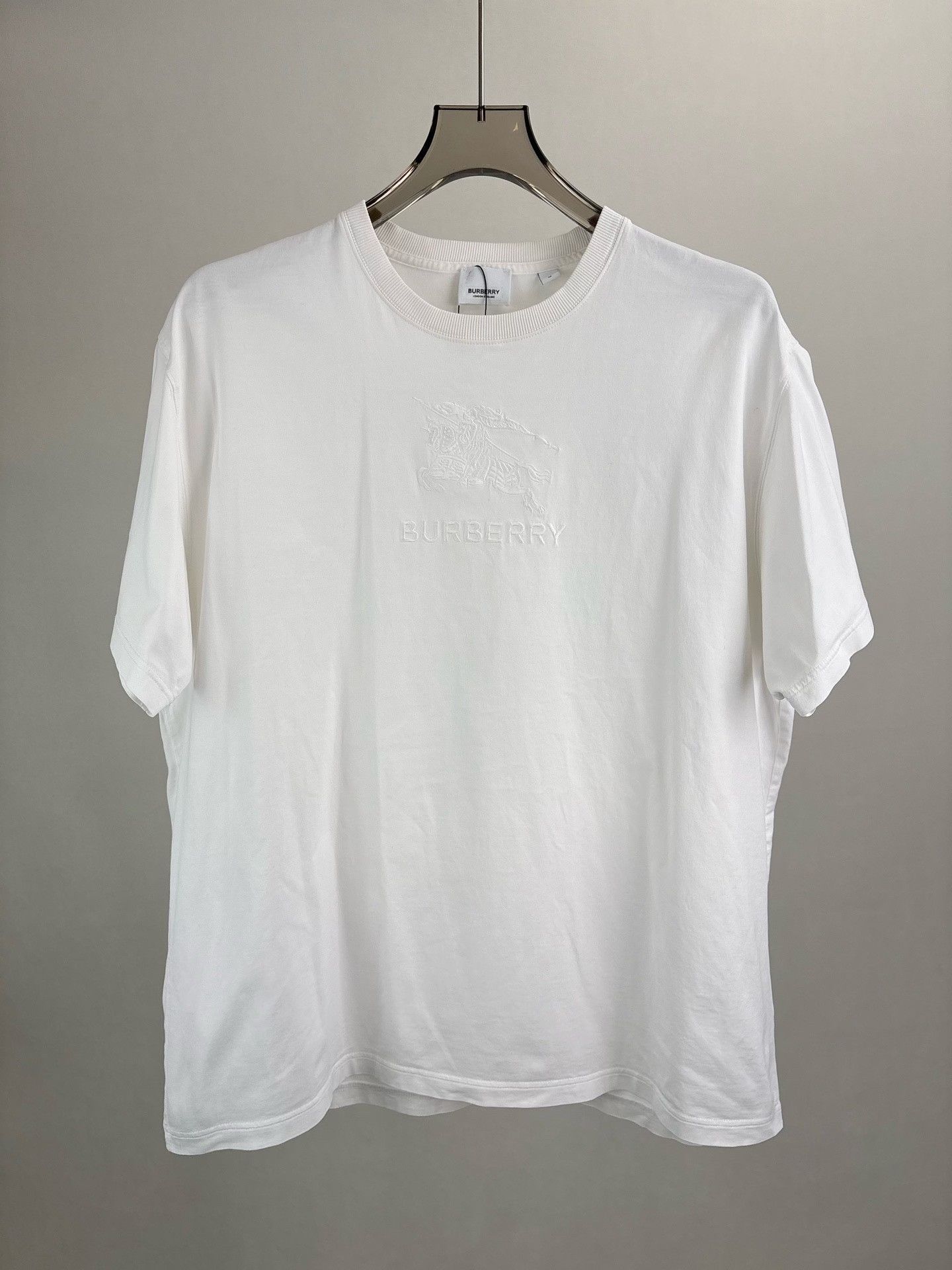 Burberry Burberry Horse Embroidery T-Shirt Size M Size US M / EU 48-50 / 2 - 2 Thumbnail
