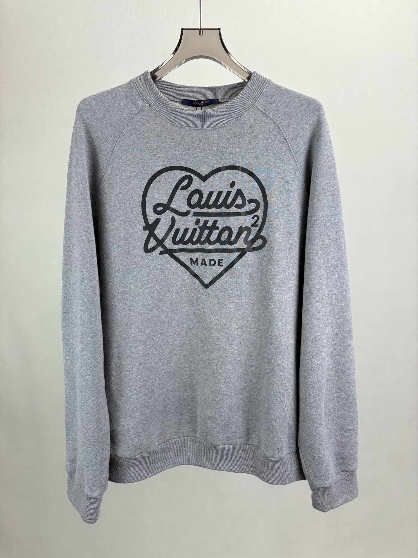 Louis Vuitton Louis Vuitton x Nigo Heart Logo Sweatshirt XXL Size US XXL / EU 58 / 5 - 2 Thumbnail