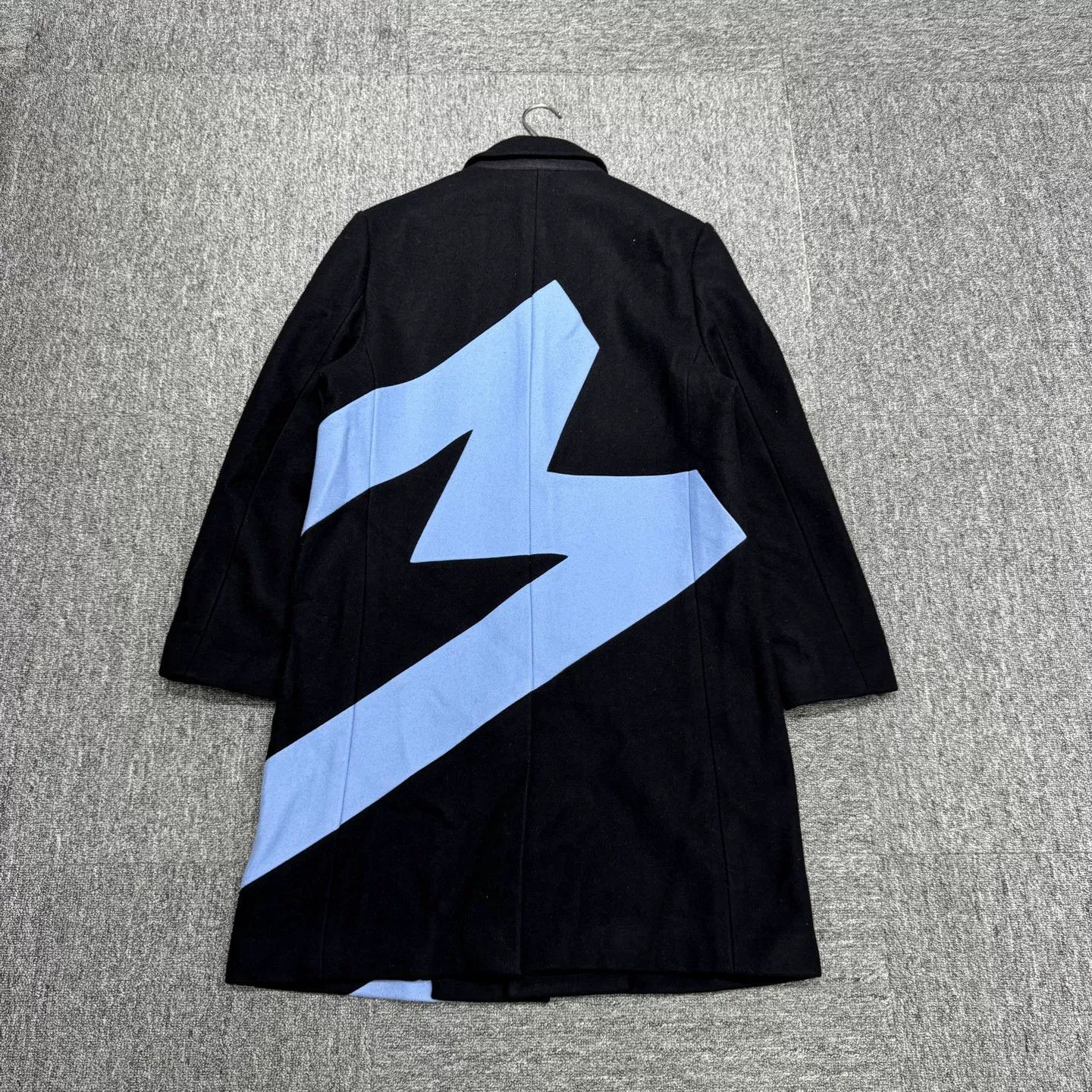 MSGM MSGM Blue M Logo Wool Coat Size 46 Size US S / EU 44-46 / 1 - 6 Thumbnail