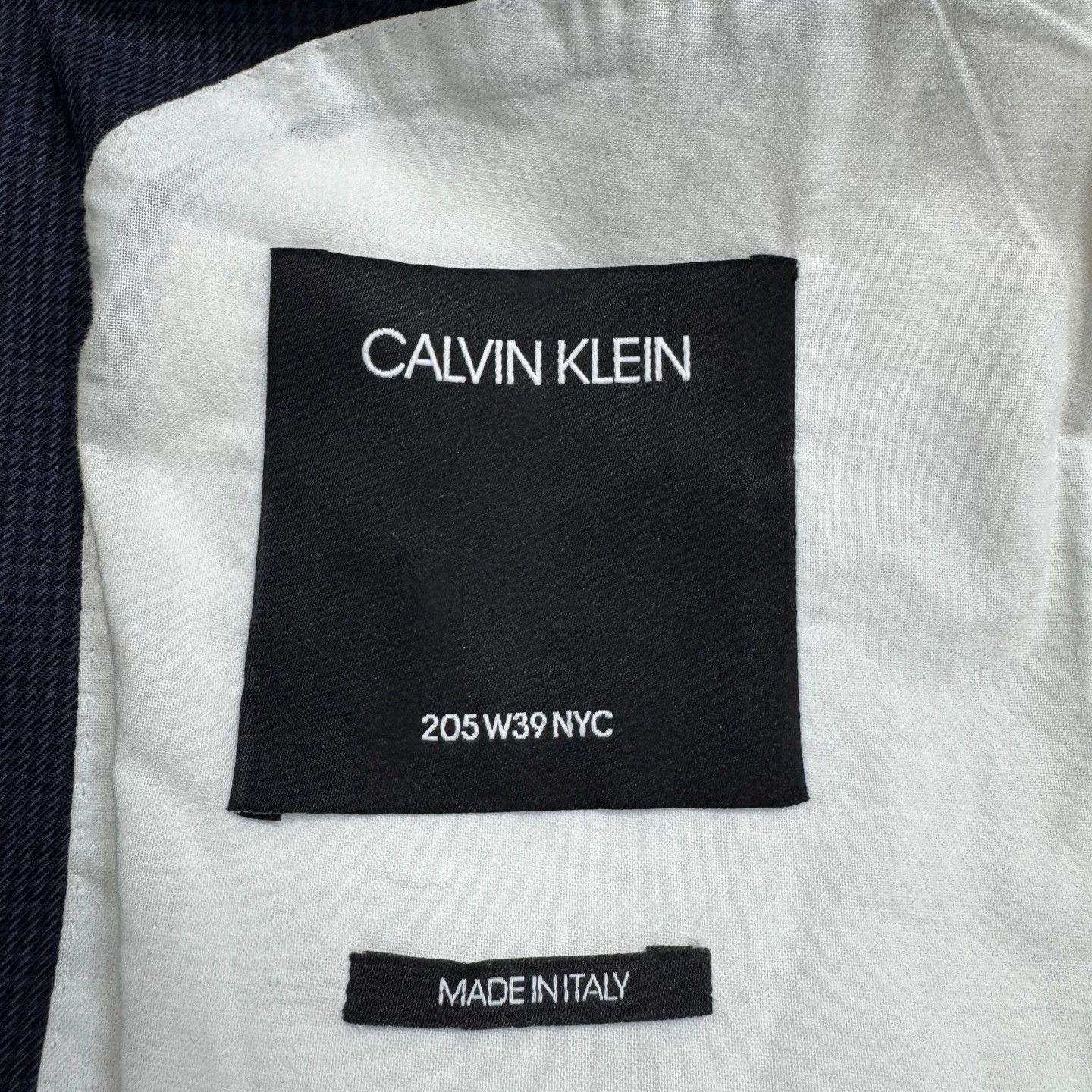 Calvin Klein 205W39NYC Calvin Klein 205W39NYC Check Wool Blazer 36R Size 36R - 3 Thumbnail