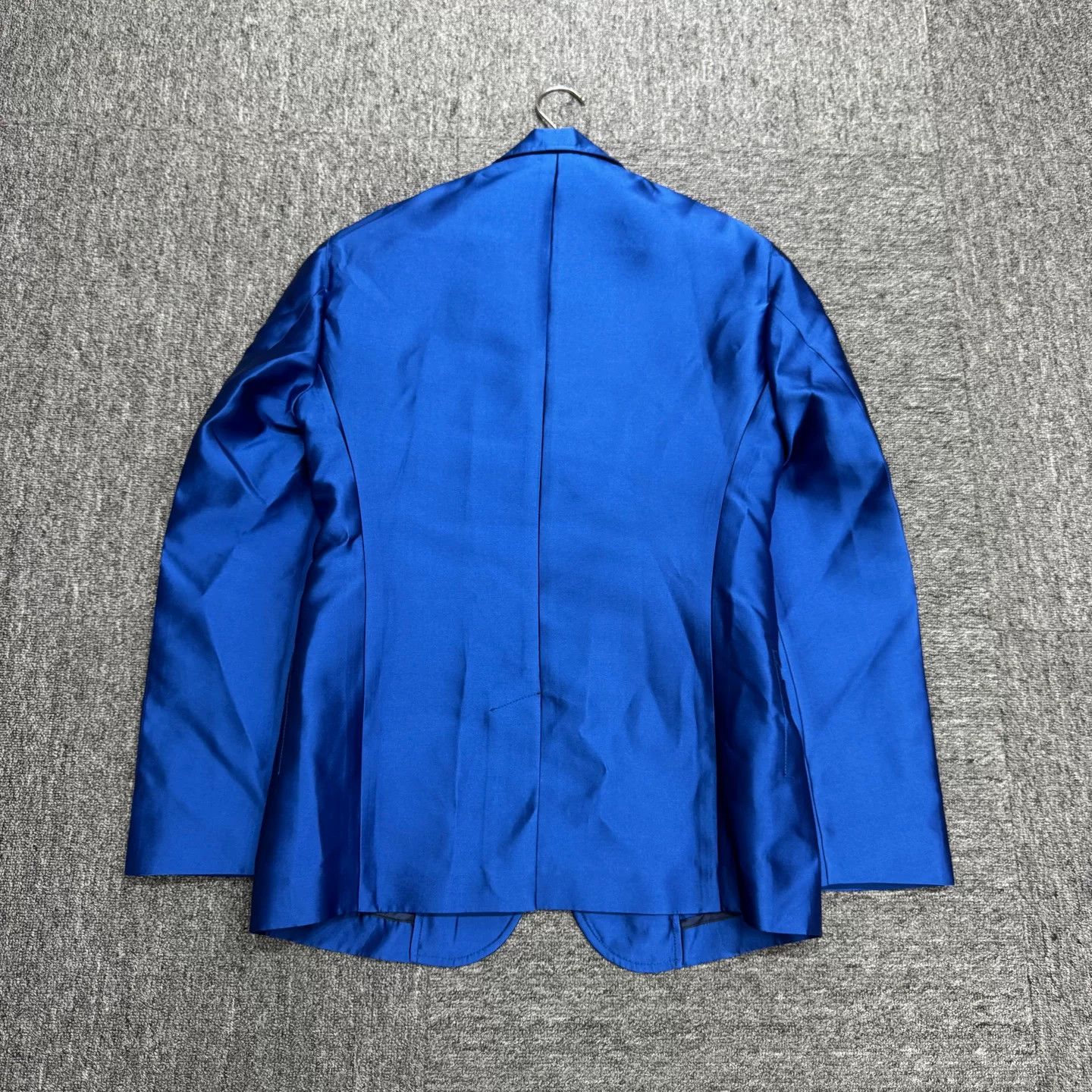 Alexander McQueen Alexander McQueen Blue Silk Blend Blazer 36R Size 36R - 6 Thumbnail