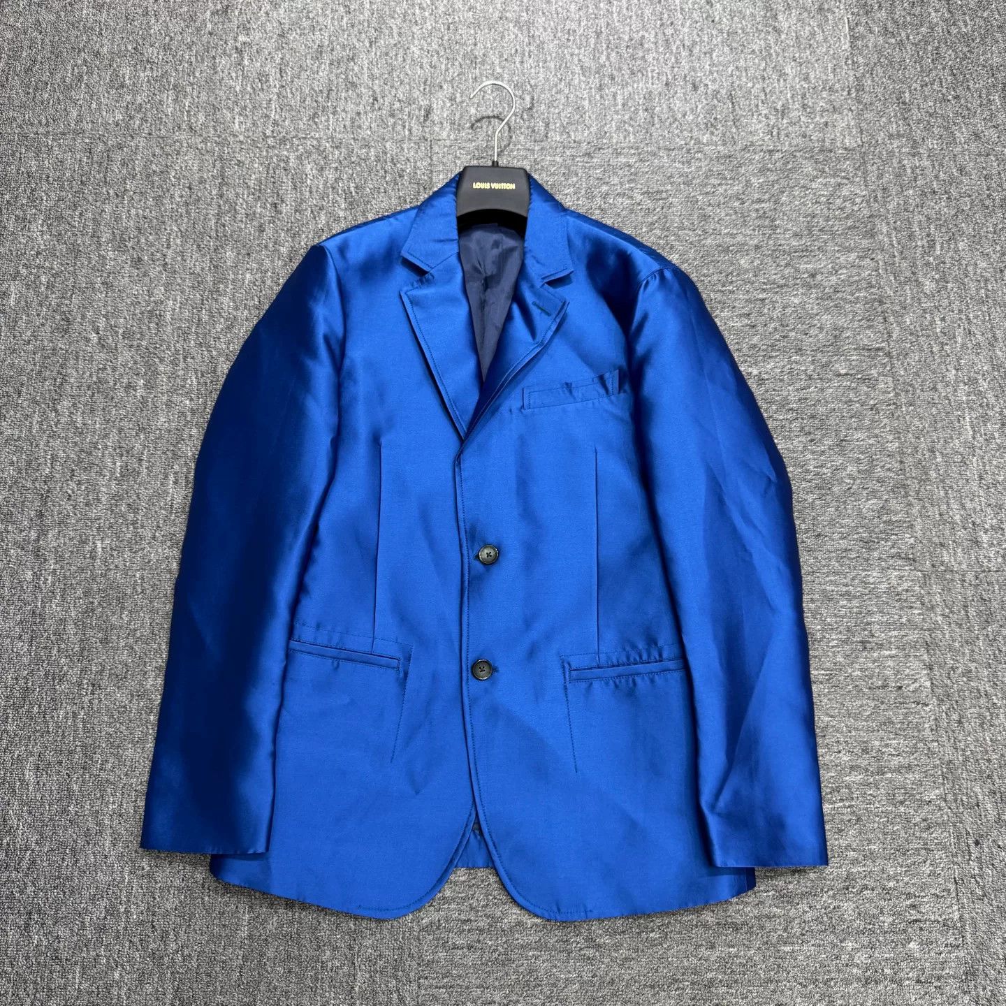 Alexander McQueen Alexander McQueen Blue Silk Blend Blazer 36R Size 36R - 2 Thumbnail