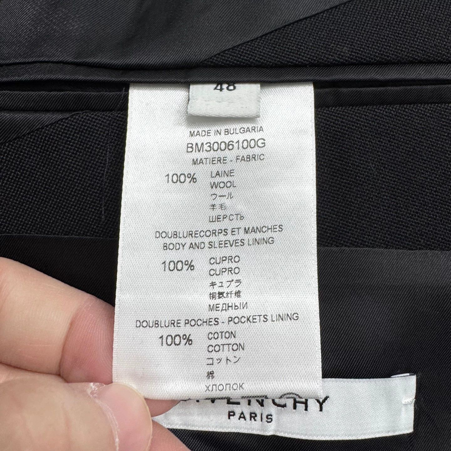 Givenchy Givenchy Wool Single Breasted Blazer Size 38R Size 38R - 4 Thumbnail