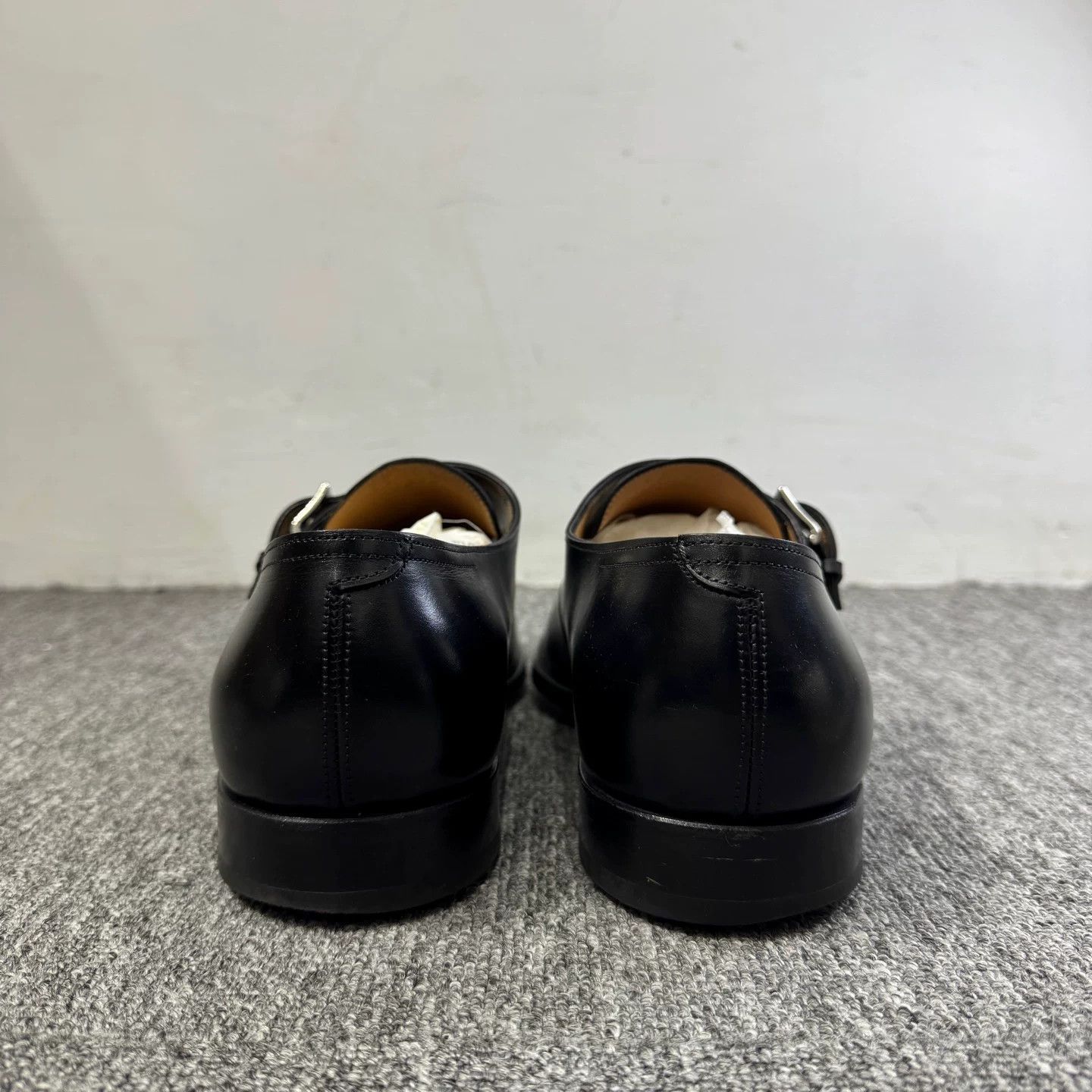 John Lobb John Lobb Black Leather Monk Strap Shoes UK 9 Size US 10 / EU 43 - 4 Thumbnail