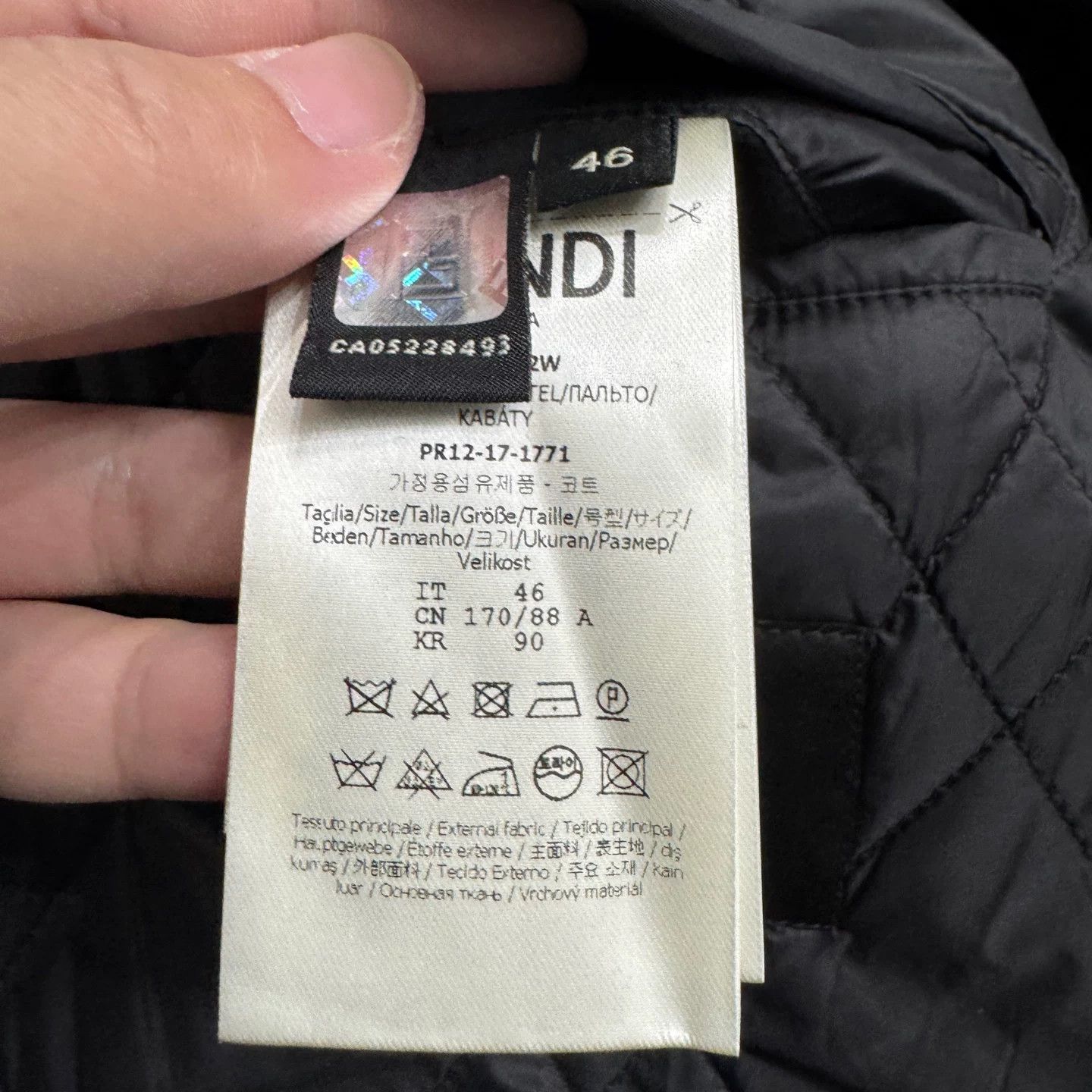 Fendi Fendi Side Logo Print Overcoat IT 46 Size US S / EU 44-46 / 1 - 4 Thumbnail