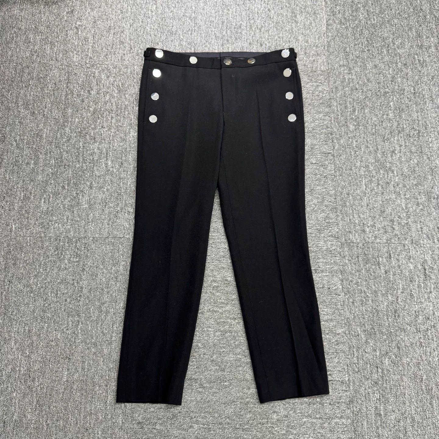 Givenchy Givenchy Silver Button Wool Trousers 48 Size US 32 / EU 48 - 2 Thumbnail