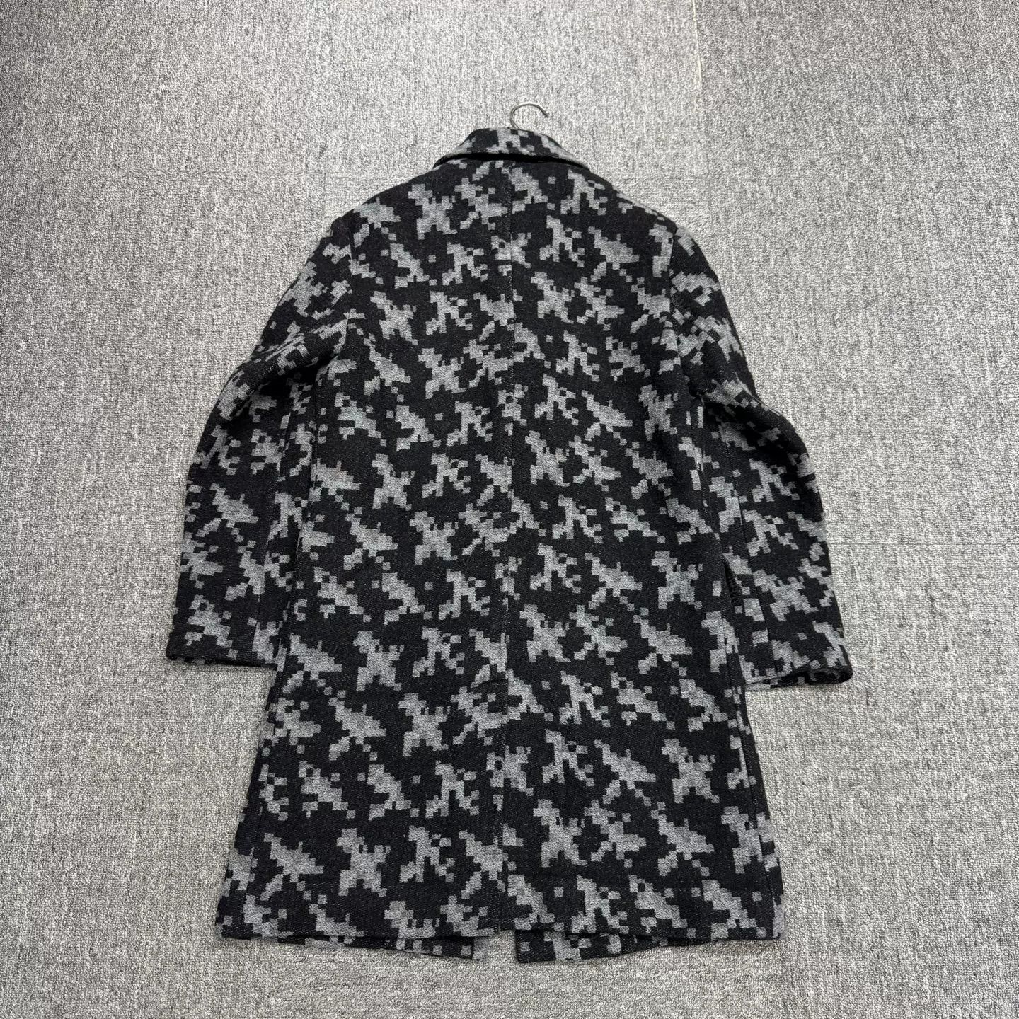 Neil Barrett Neil Barrett Pixel Houndstooth Wool Coat 46 Size US S / EU 44-46 / 1 - 7 Thumbnail