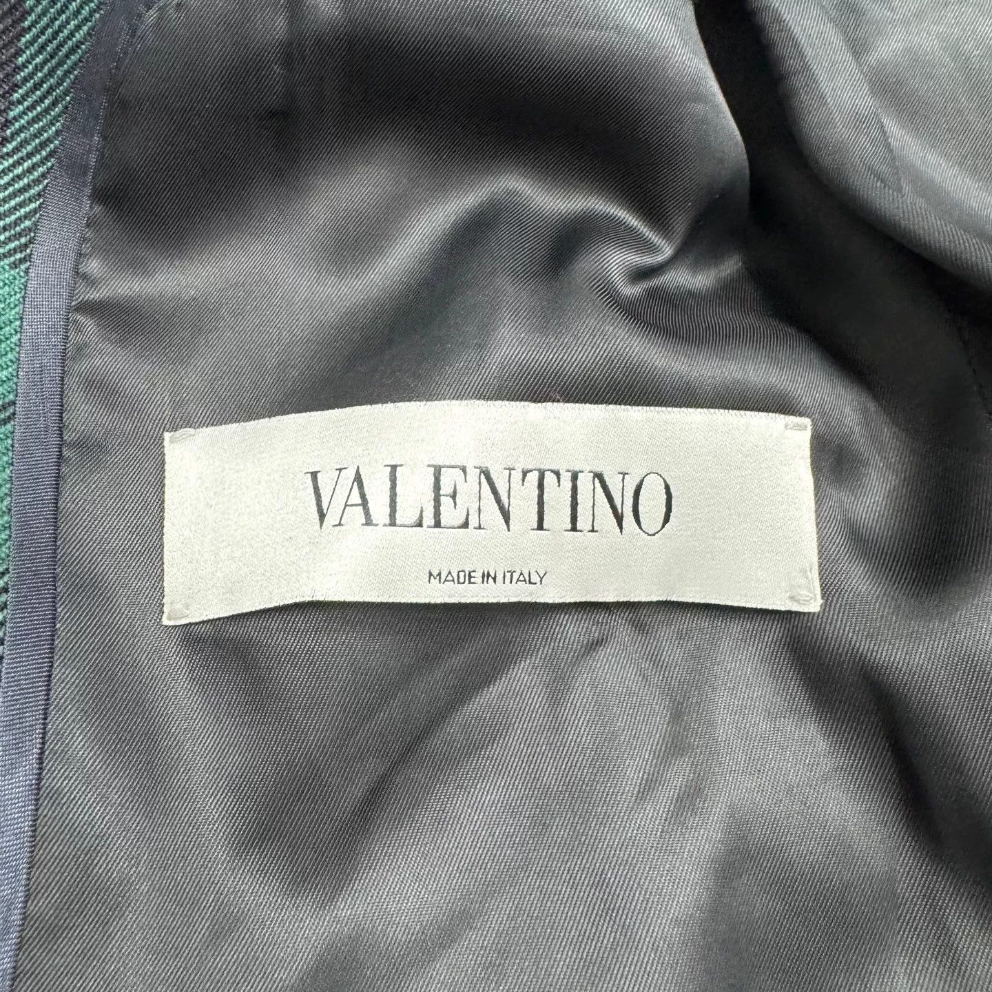 Valentino Valentino Plaid Wool Blazer 34R Size 34R - 3 Thumbnail