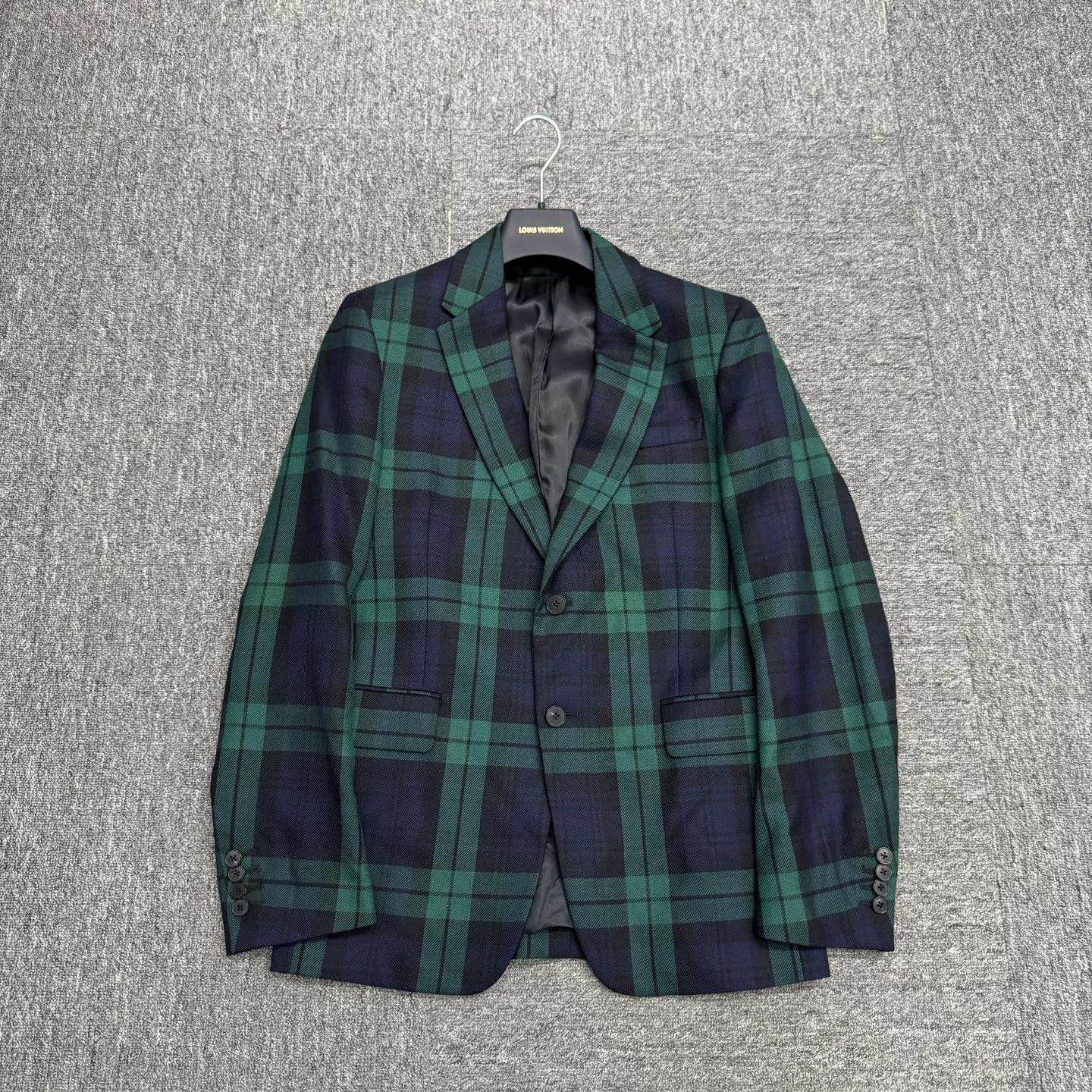 Valentino Valentino Plaid Wool Blazer 34R Size 34R - 2 Thumbnail