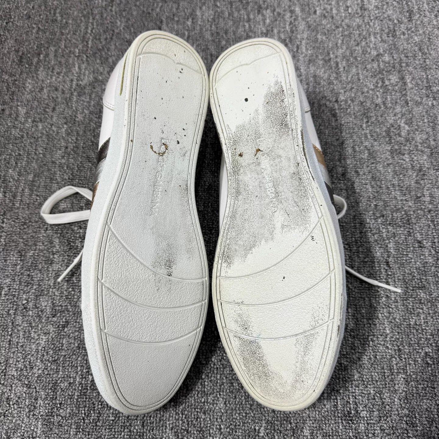 Dolce & Gabbana Dolce & Gabbana Stripe Leather Sneakers 8 Size US 8 / EU 41 - 5 Thumbnail