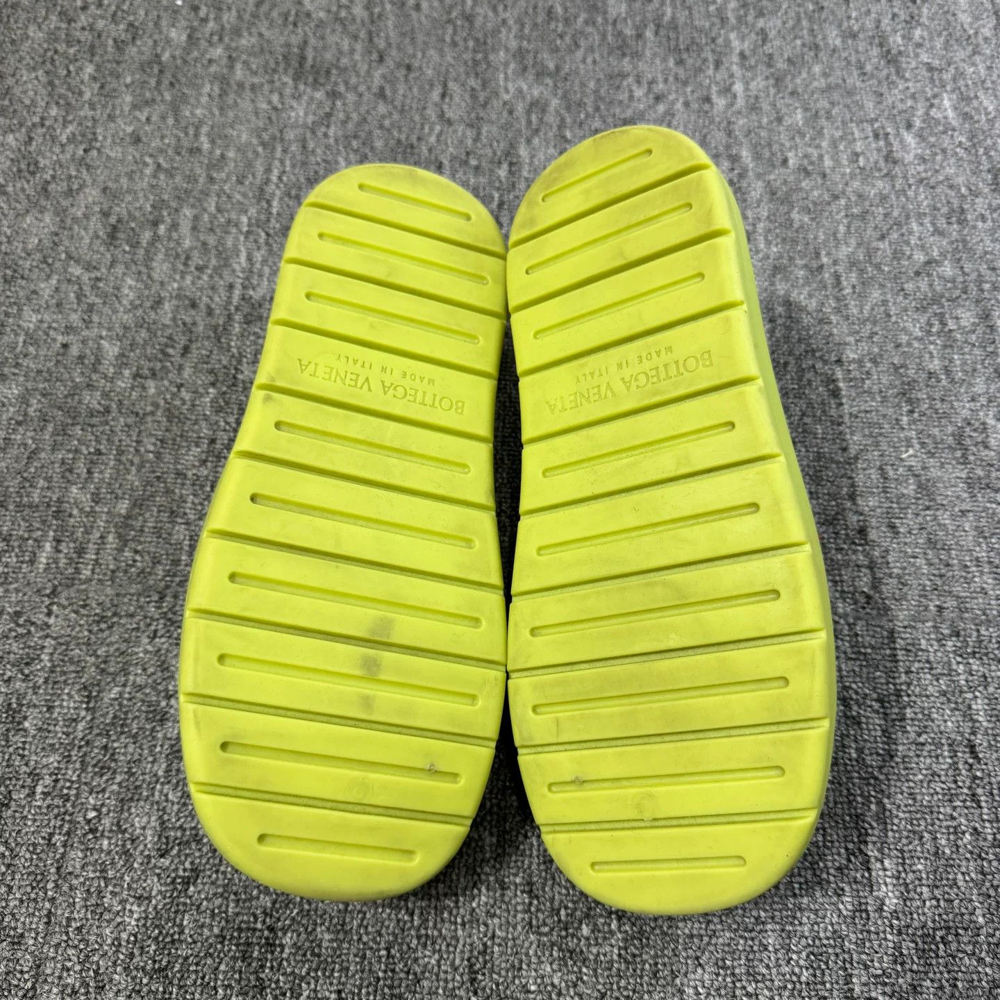 Bottega Veneta Bottega Veneta Lime Rubber Slides EU 39 Size US 6 / EU 39 - 5 Thumbnail