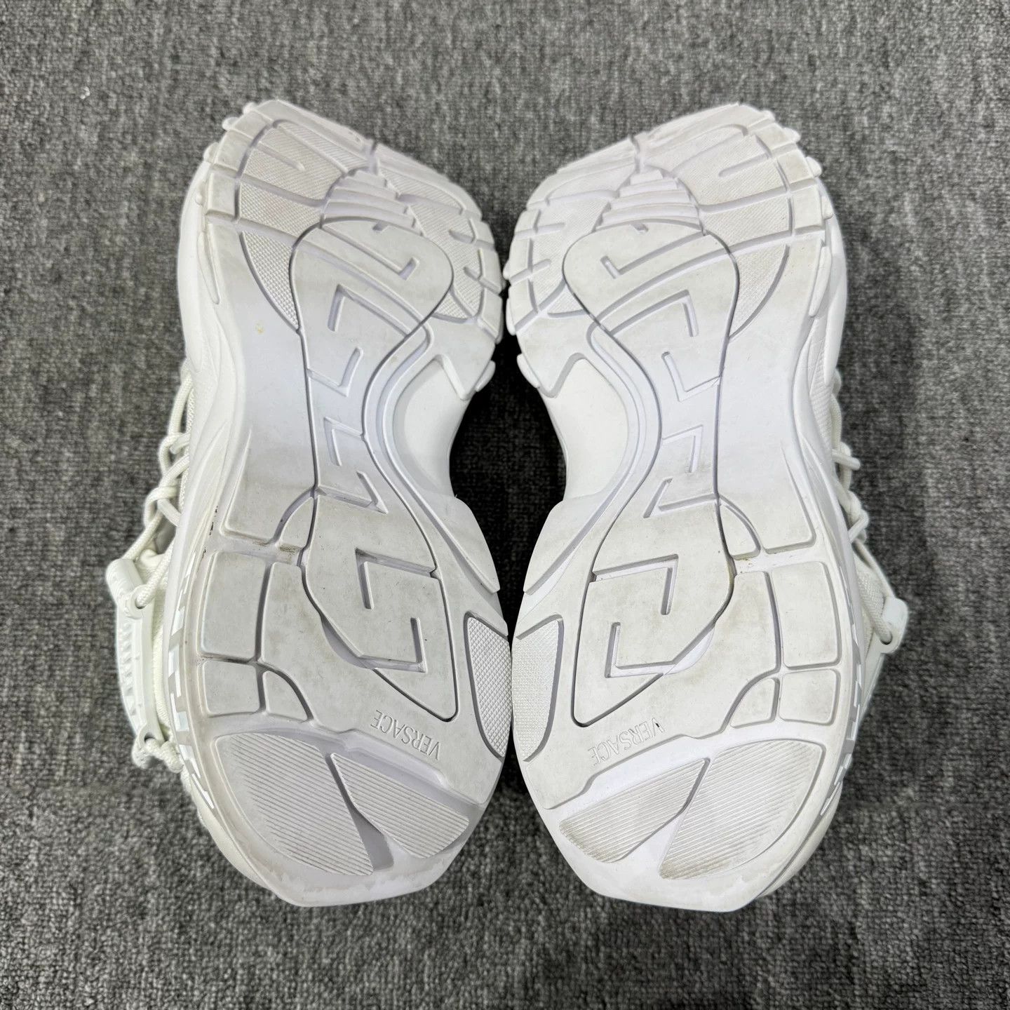 Versace Versace White Cut-Out Chunky Sneakers 44 Size US 11 / EU 44 - 5 Thumbnail