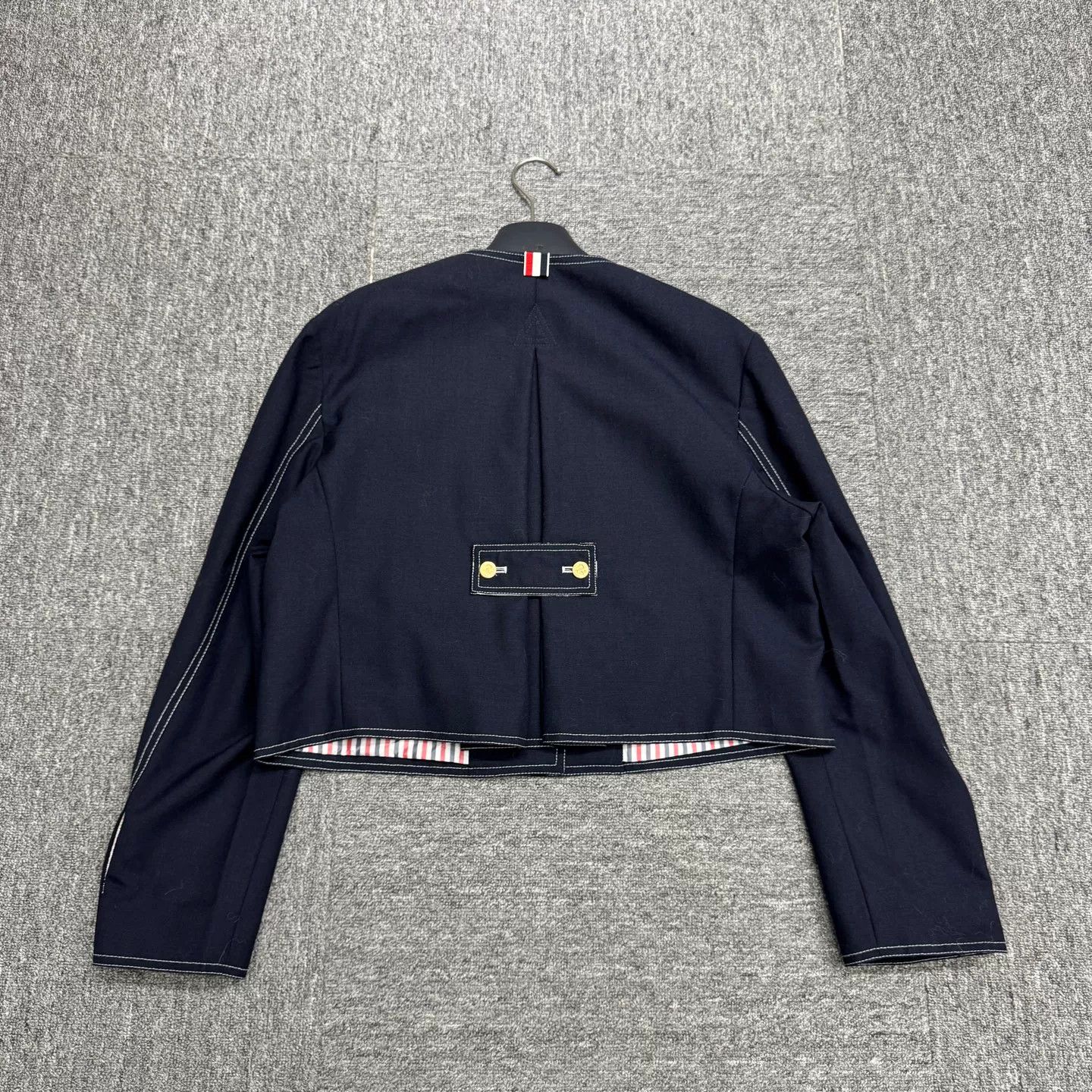 Thom Browne Thom Browne Contrast Stitch Wool Jacket 42 Size M / US 6-8 / IT 42-44 - 7 Thumbnail