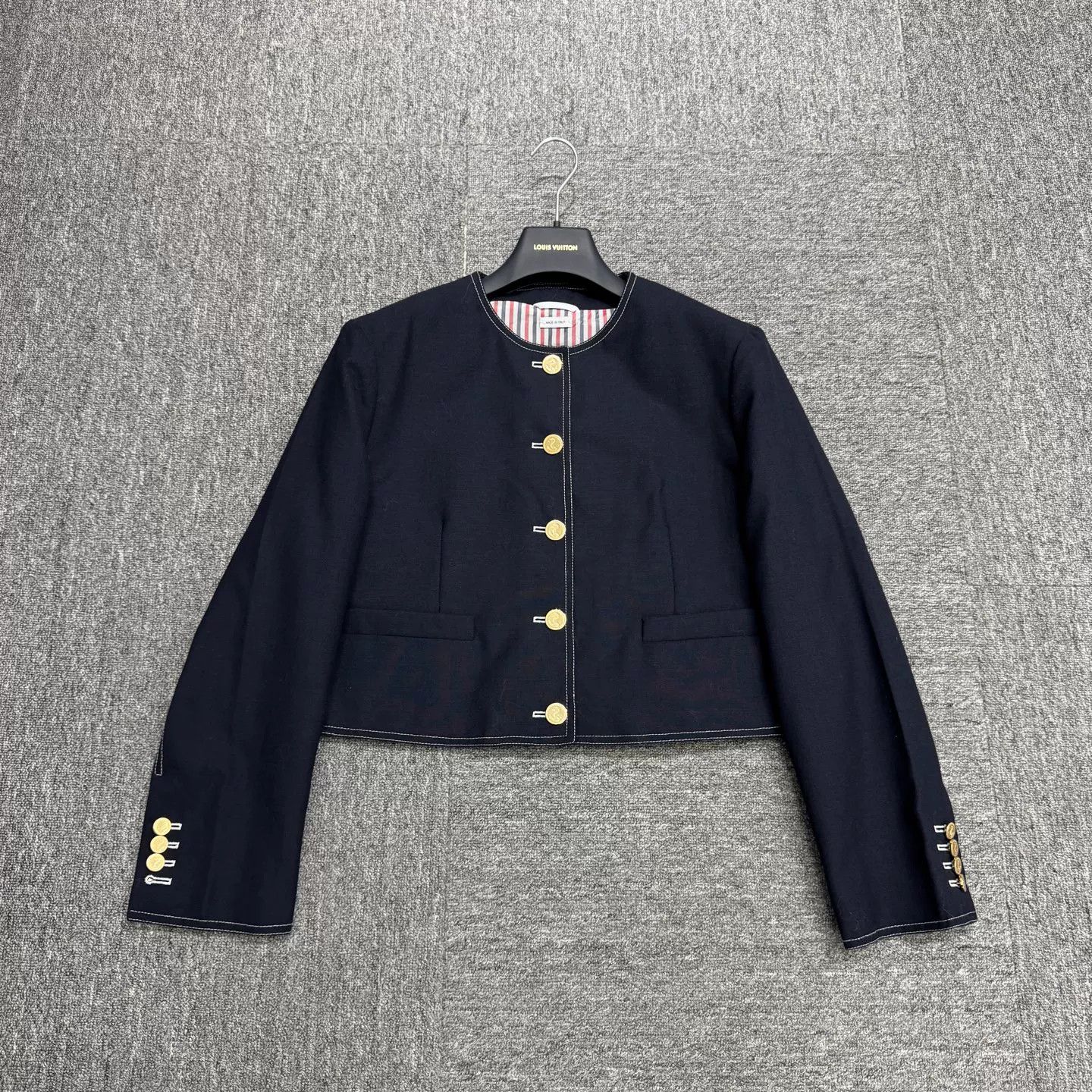 Thom Browne Thom Browne Contrast Stitch Wool Jacket 42 Size M / US 6-8 / IT 42-44 - 2 Thumbnail