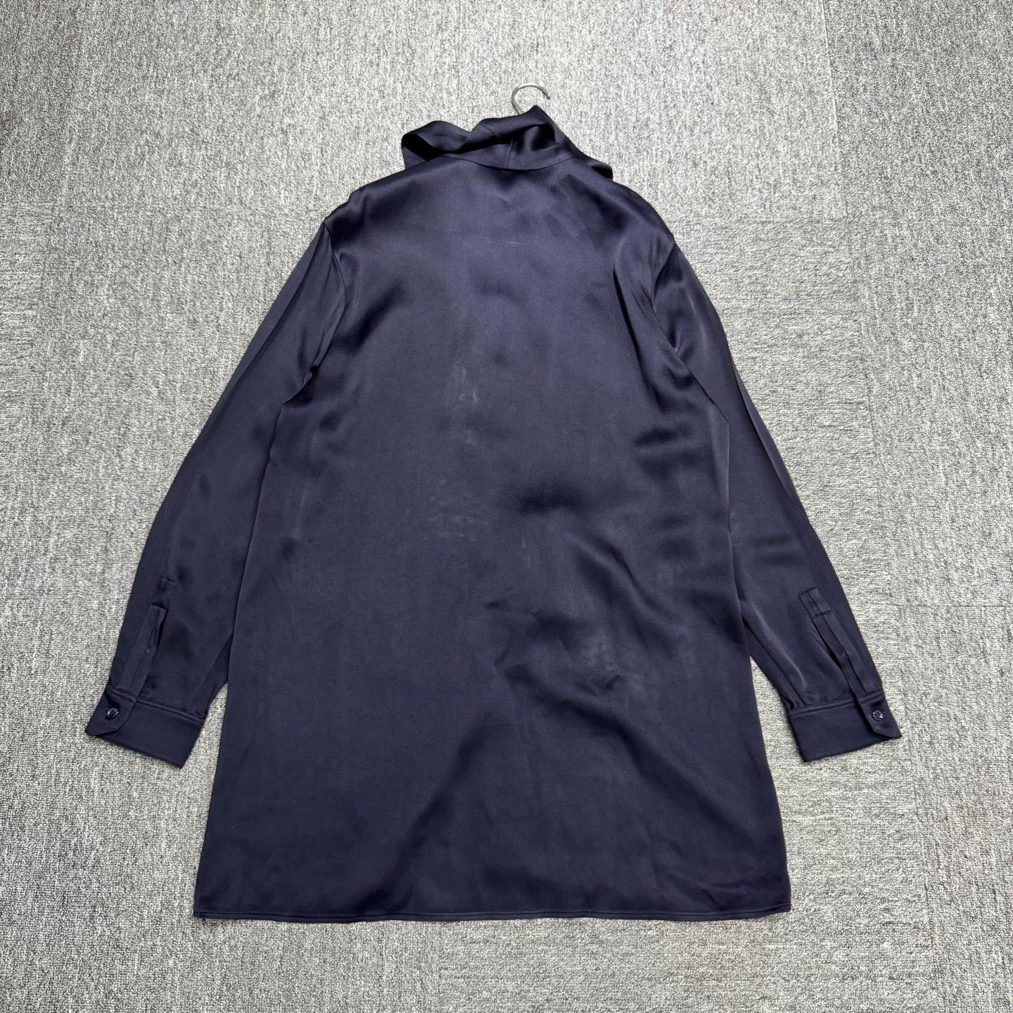 Saint Laurent Paris Saint Laurent Scarf Collar Satin Shirt 41 Size US L / EU 52-54 / 3 - 6 Thumbnail