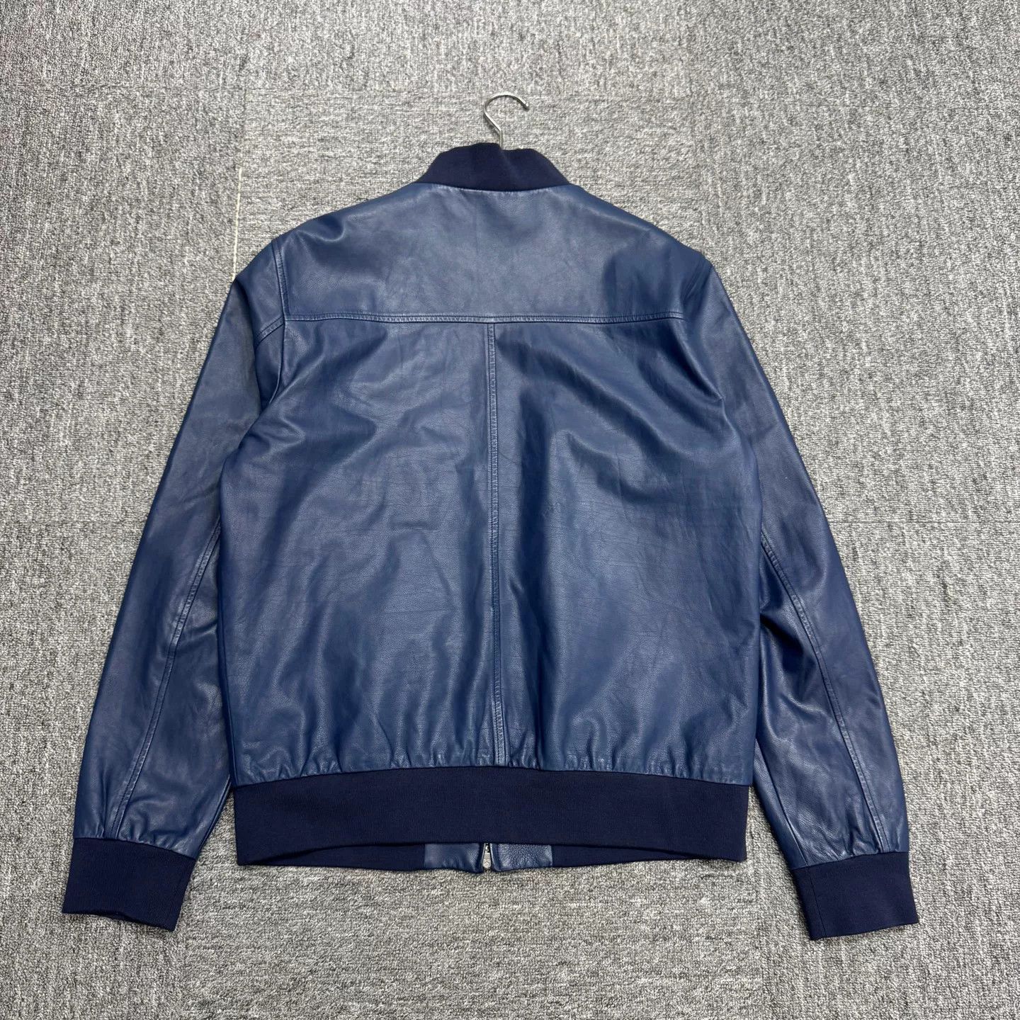 Loro Piana Loro Piana Blue Calfskin Bomber Jacket M Size US M / EU 48-50 / 2 - 8 Thumbnail