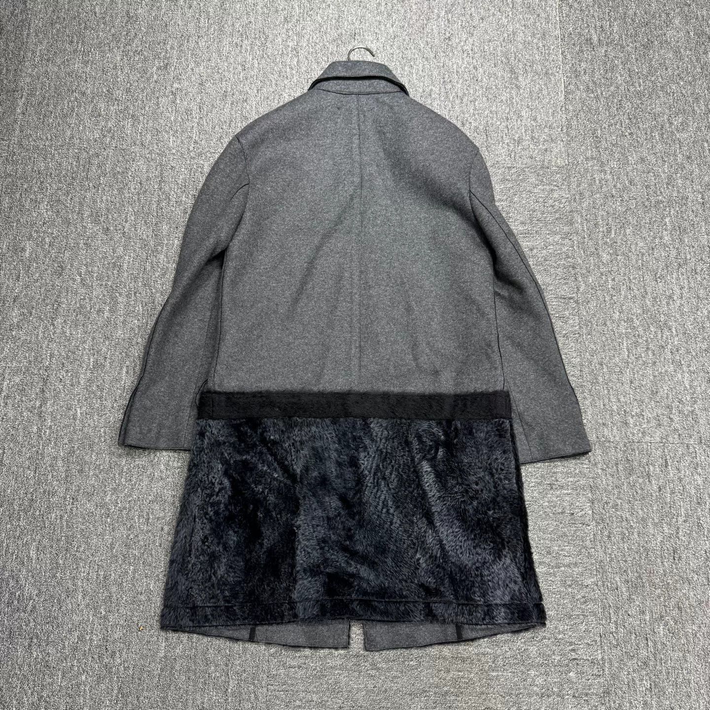 Neil Barrett Neil Barrett Shearling Panel Wool Coat 46 Size US S / EU 44-46 / 1 - 6 Thumbnail
