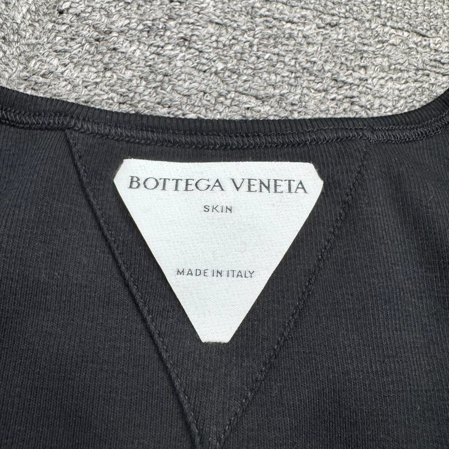 Bottega Veneta Bottega Veneta Black Ribbed Skin Tank Top Size L Size US L / EU 52-54 / 3 - 3 Thumbnail