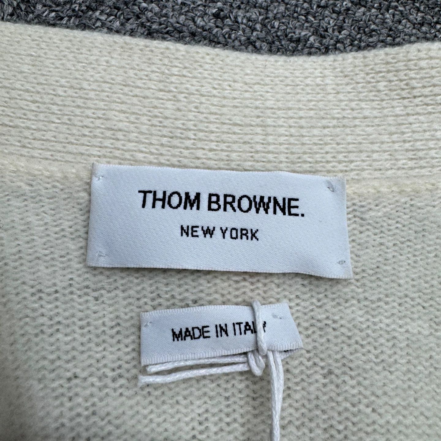 Thom Browne Thom Browne 4-Bar Wool Cashmere Cardigan IT 36 Size XS / US 0-2 / IT 36-38 - 3 Thumbnail