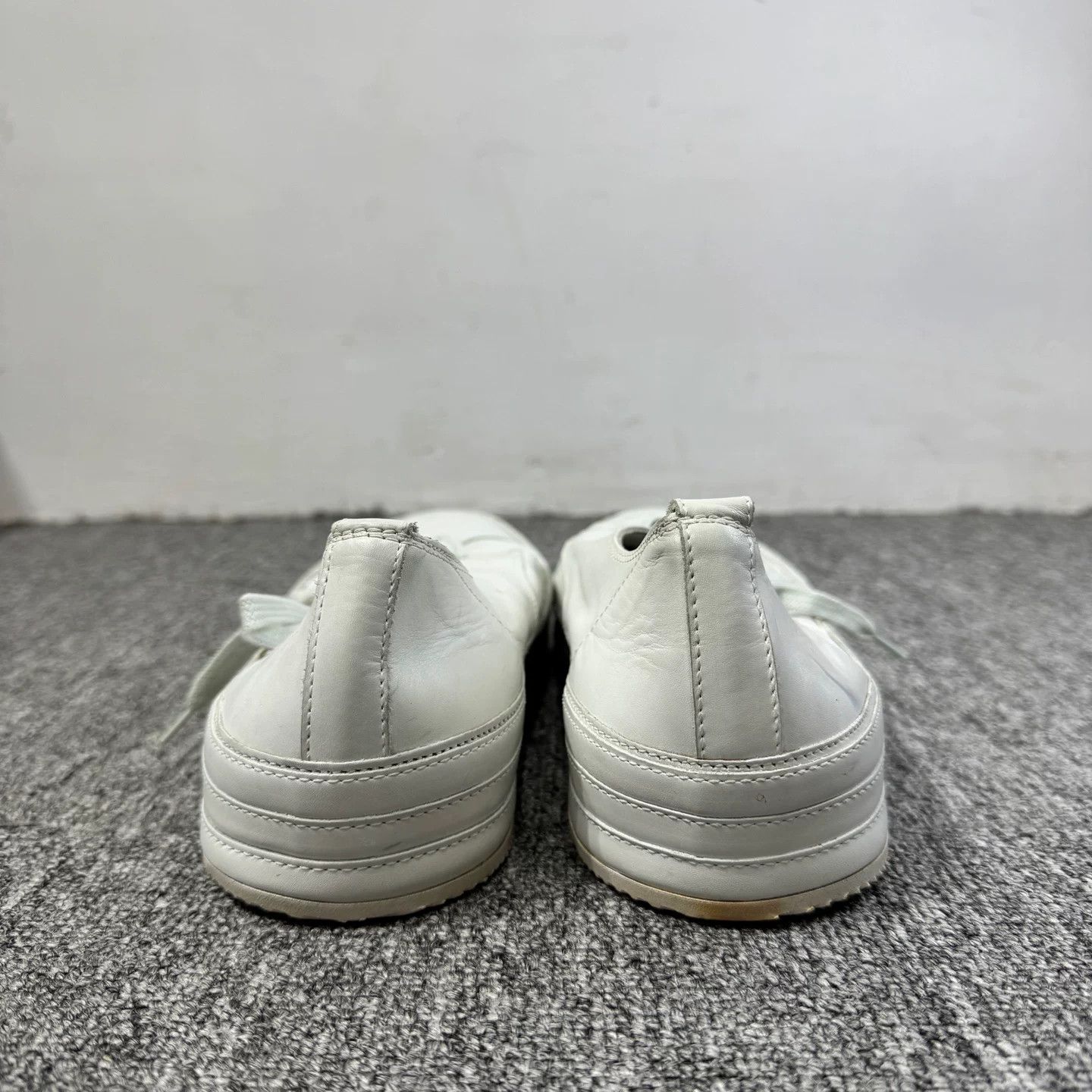 Ann Demeulemeester Ann Demeulemeester White Leather Lace-Up Shoes 41 Size US 8 / EU 41 - 4 Thumbnail