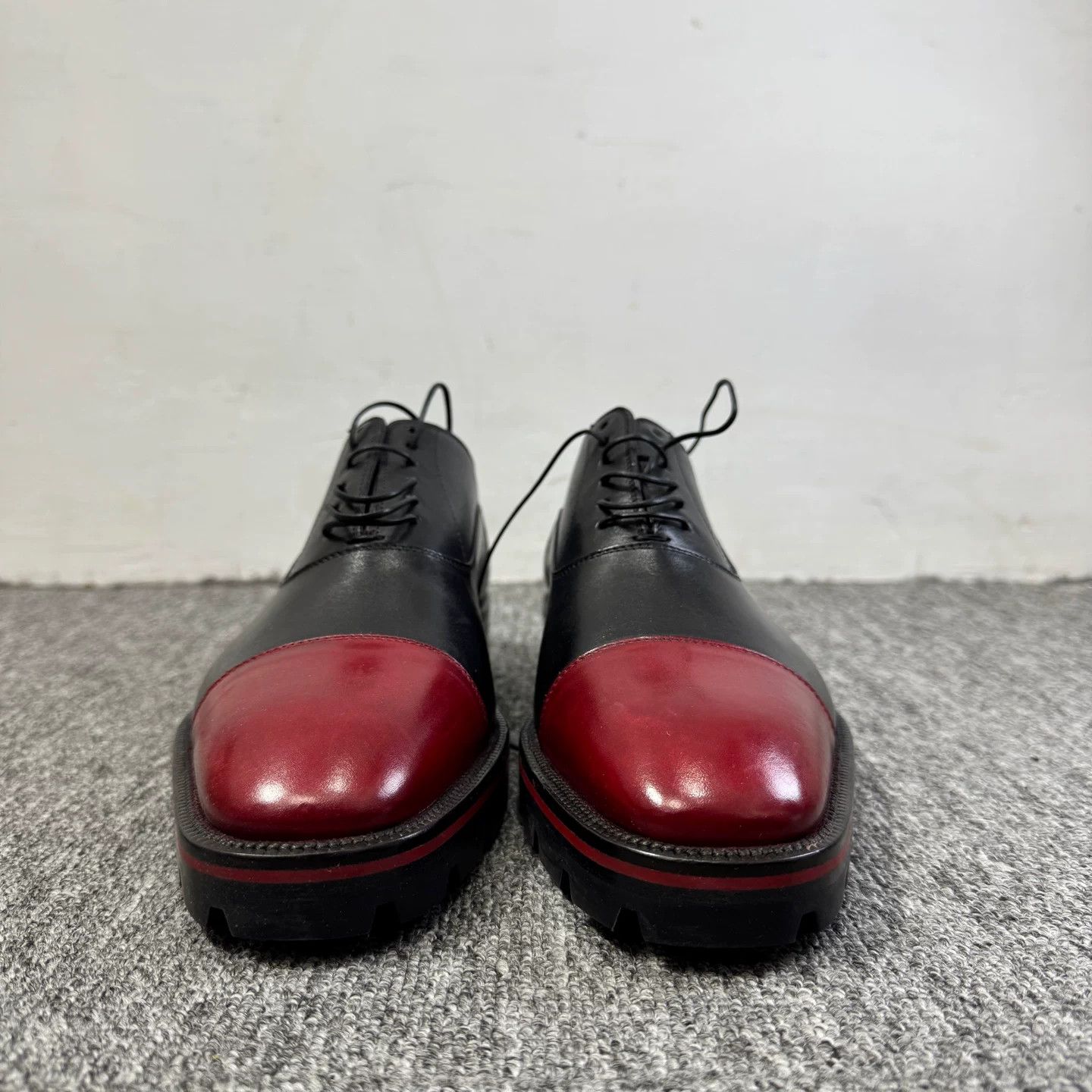Christian Louboutin Christian Louboutin Red Cap Toe Lug Derby Size 40 Size US 7 / EU 40 - 3 Thumbnail