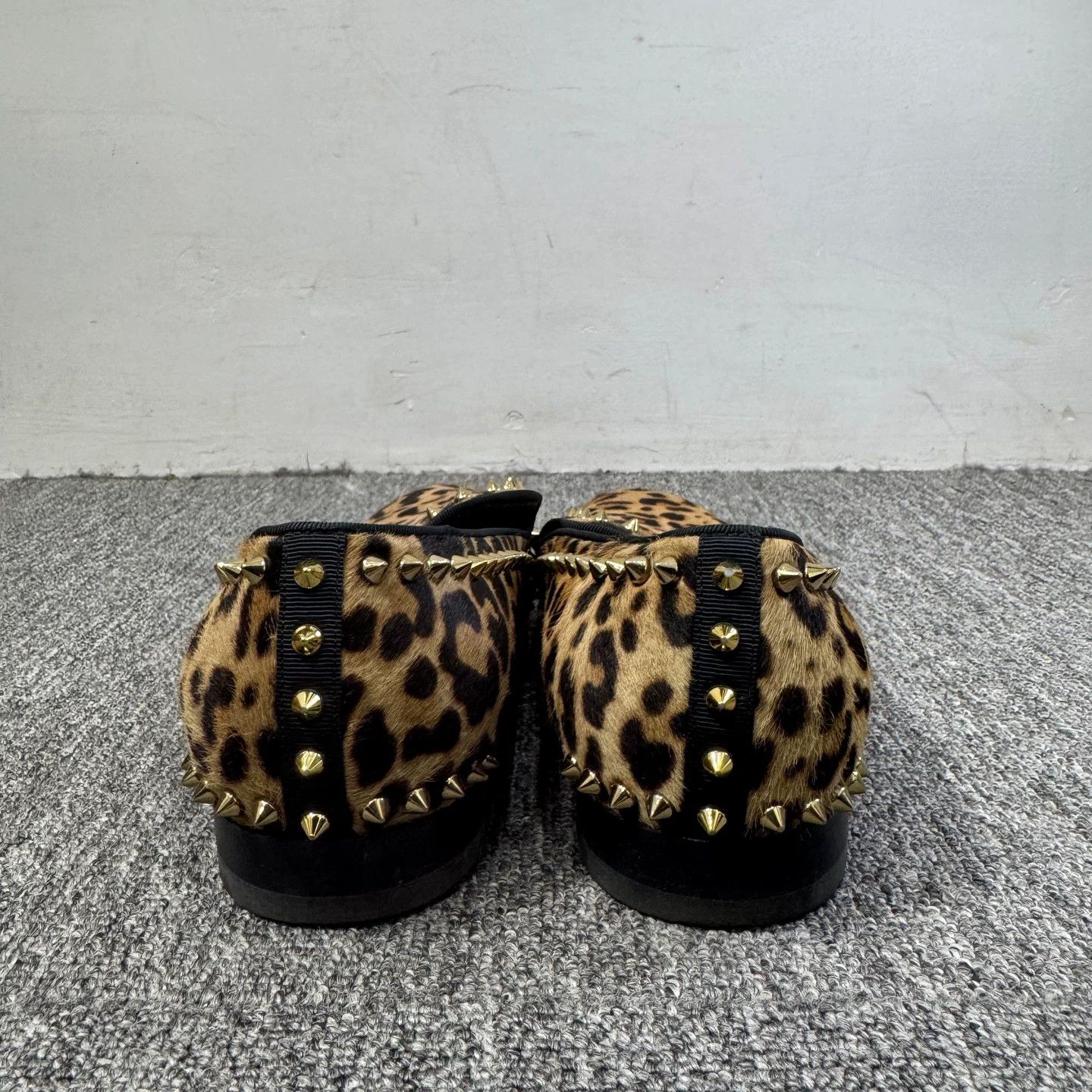 Christian Louboutin Christian Louboutin Leopard Studded Loafers EU 40 Size US 7 / EU 40 - 4 Thumbnail