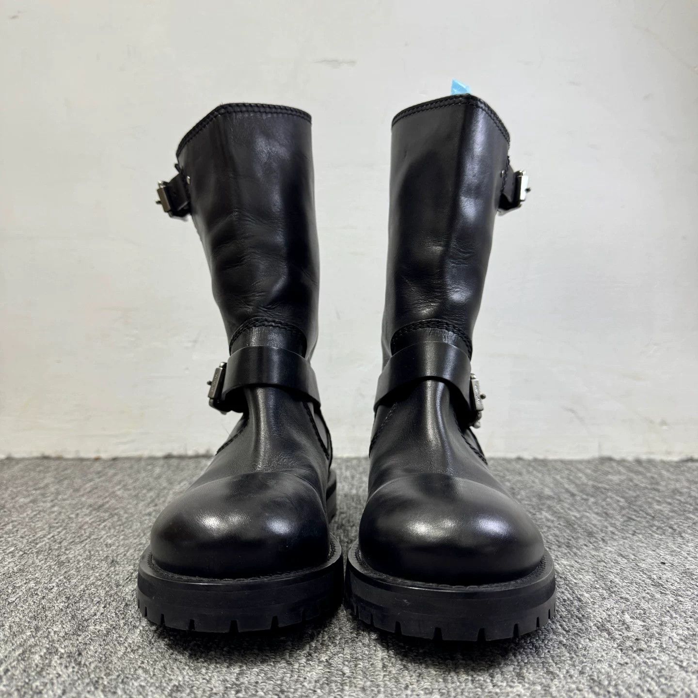 Jimmy Choo Jimmy Choo Leather Buckle Biker Boots EU 40.5 Size US 7.5 / EU 40-41 - 3 Thumbnail