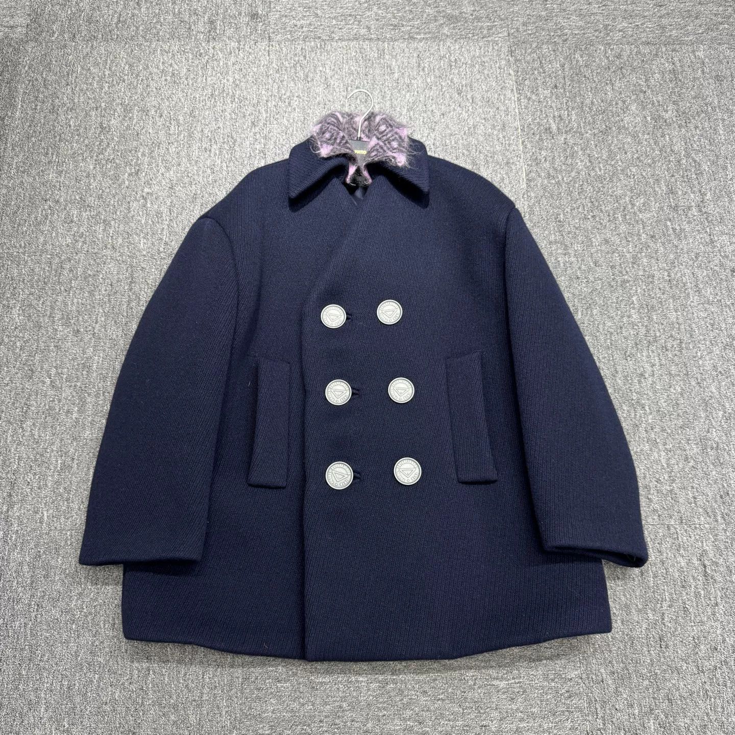 Prada Prada Mohair Collar Double Breasted Coat L Size US L / EU 52-54 / 3 - 2 Thumbnail