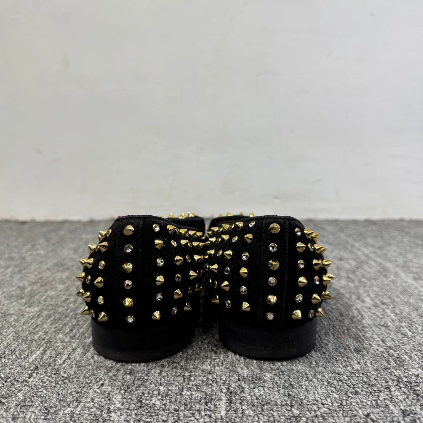 Christian Louboutin Christian Louboutin Spiked Crystal Loafers EU 40 Size US 7 / EU 40 - 4 Thumbnail