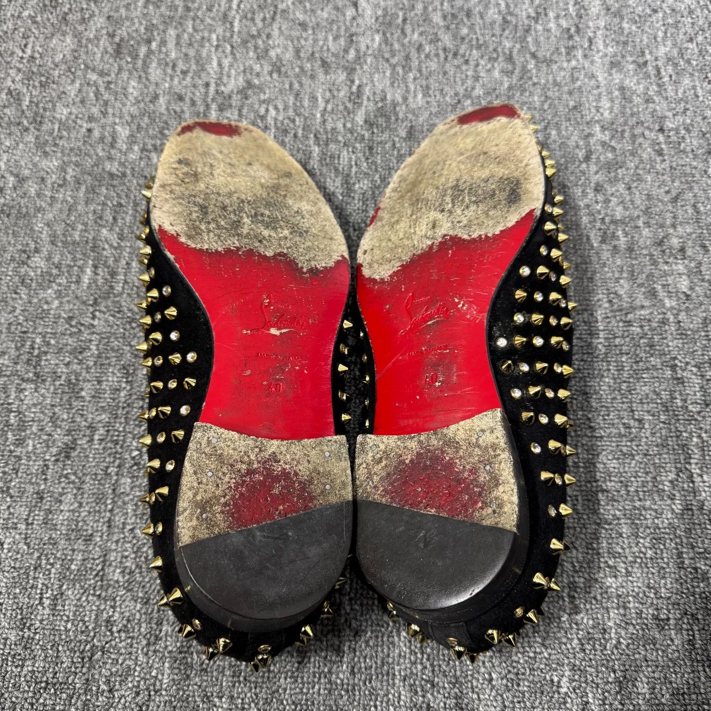Christian Louboutin Christian Louboutin Spiked Crystal Loafers EU 40 Size US 7 / EU 40 - 5 Thumbnail