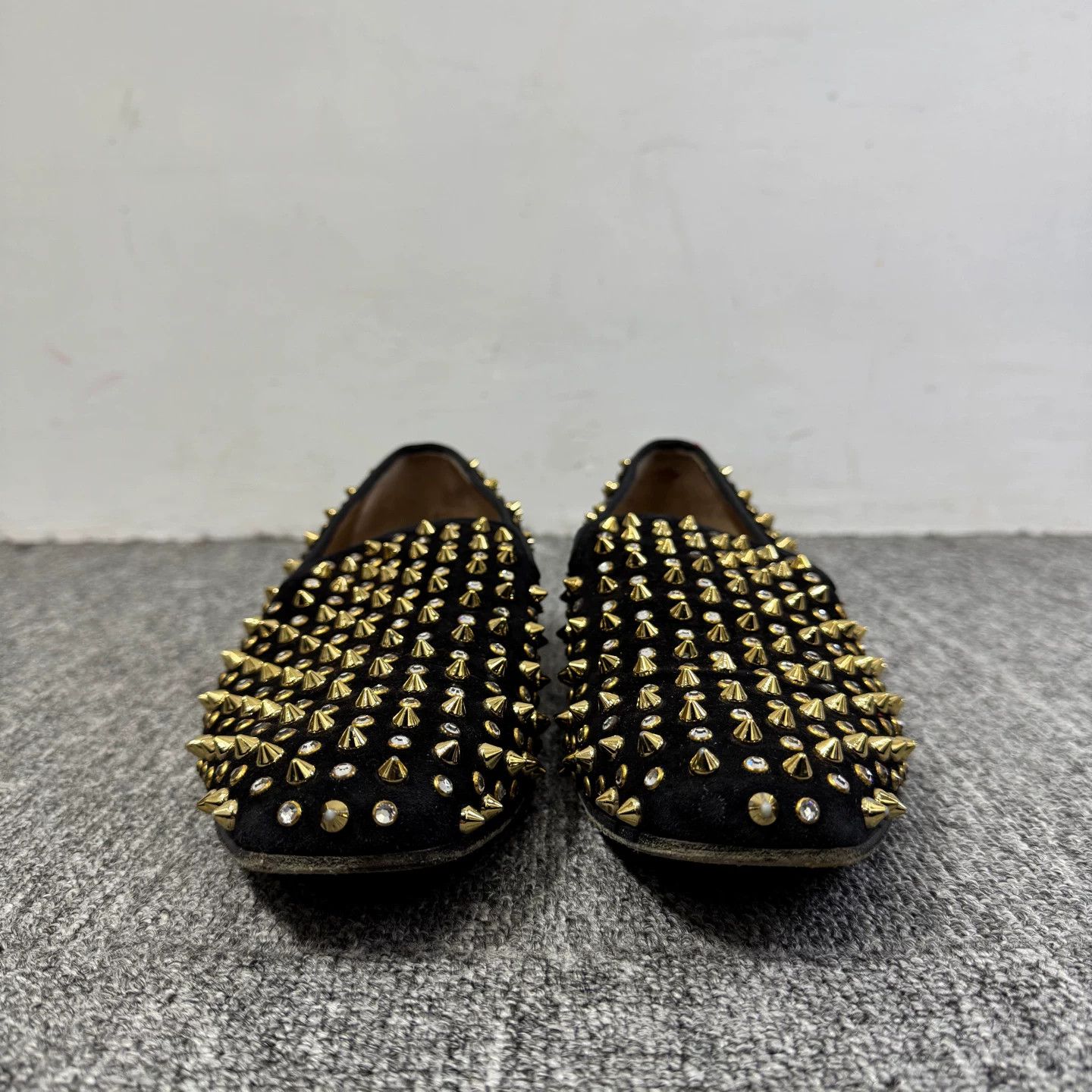 Christian Louboutin Christian Louboutin Spiked Crystal Loafers EU 40 Size US 7 / EU 40 - 3 Thumbnail