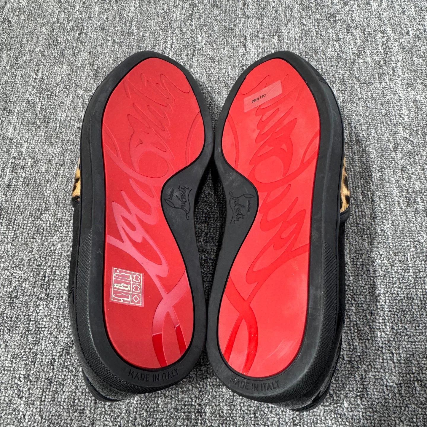 Christian Louboutin Christian Louboutin Studded Leopard Pony Hair Slip Ons 40.5 Size US 7.5 / EU 40-41 - 5 Thumbnail