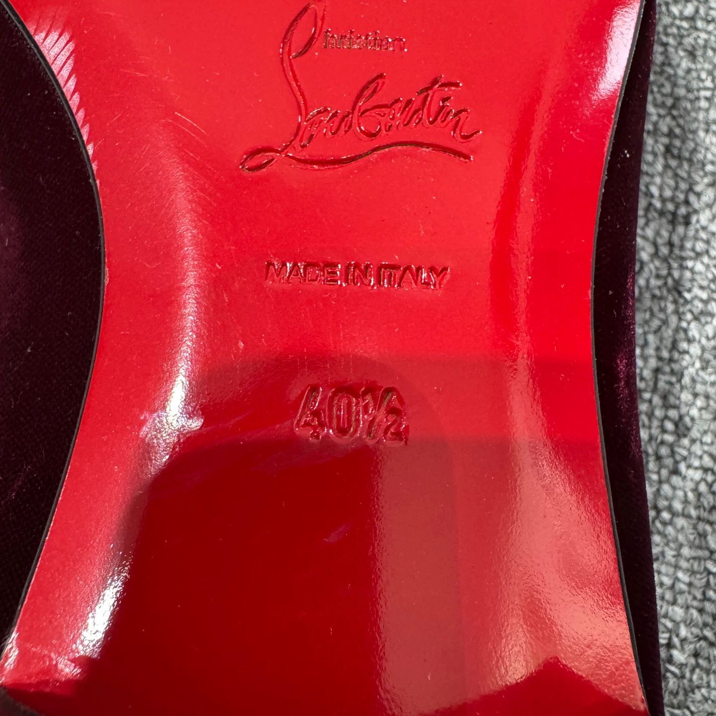 Christian Louboutin Christian Louboutin Studded Velvet Loafers EU 40.5 Size US 7.5 / EU 40-41 - 6 Thumbnail