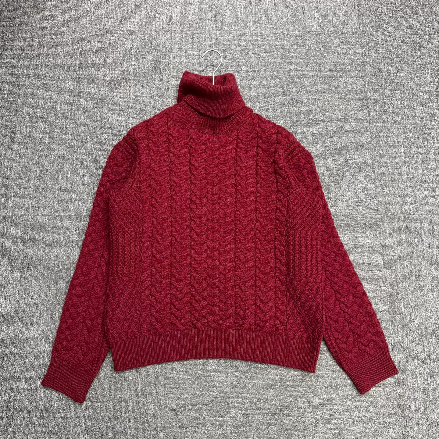 Loro Piana Loro Piana Cable Knit Cashmere Turtleneck IT 44 Size M / US 6-8 / IT 42-44 - 2 Thumbnail
