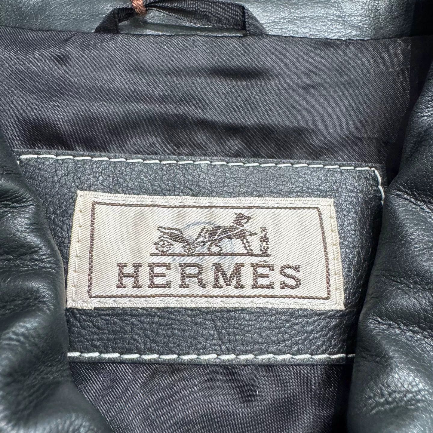 Hermes Hermes Calfskin Leather Jacket 50 Size US M / EU 48-50 / 2 - 3 Thumbnail