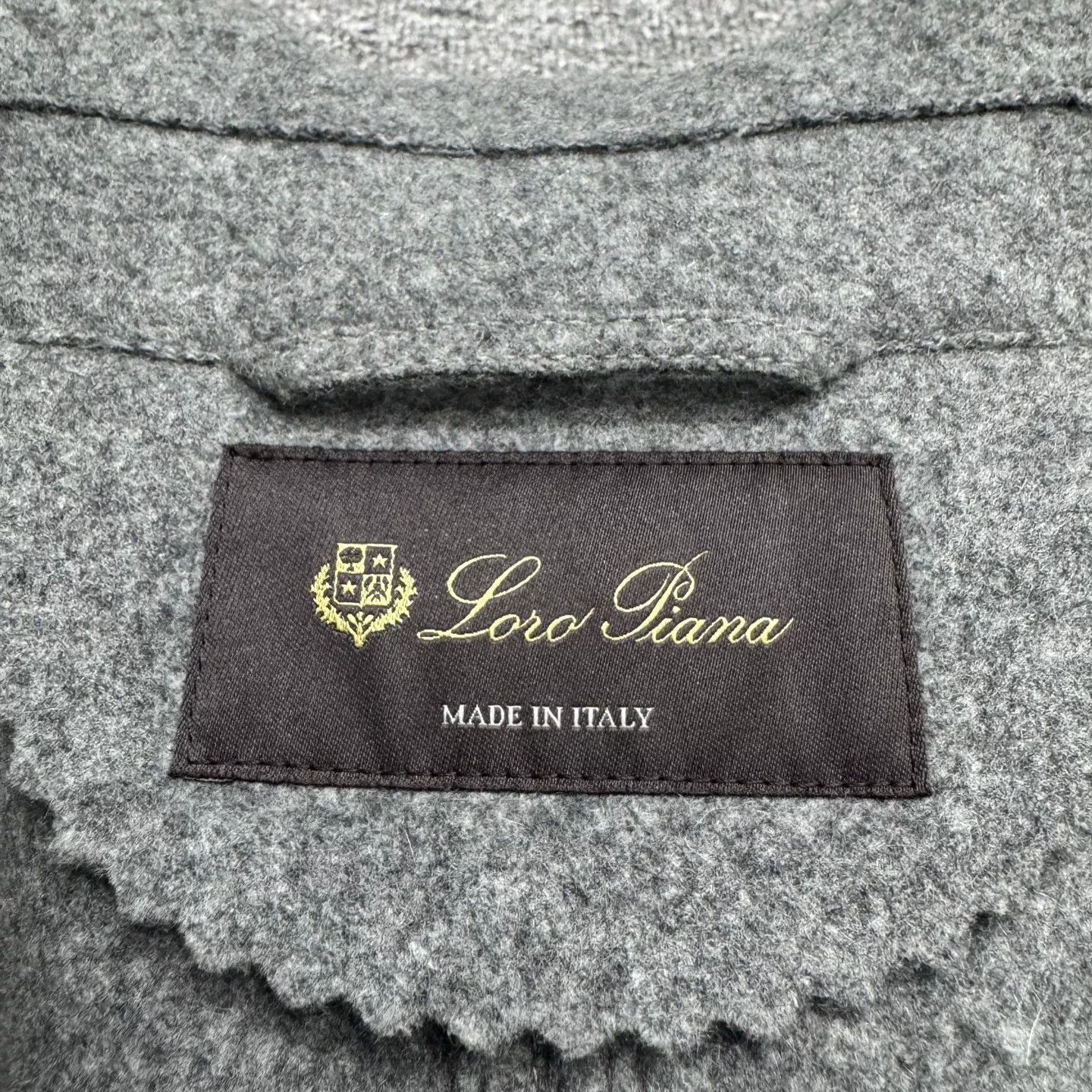 Loro Piana Loro Piana Cashmere Leather Trim Pea Coat IT 36 Size XS / US 0-2 / IT 36-38 - 3 Thumbnail